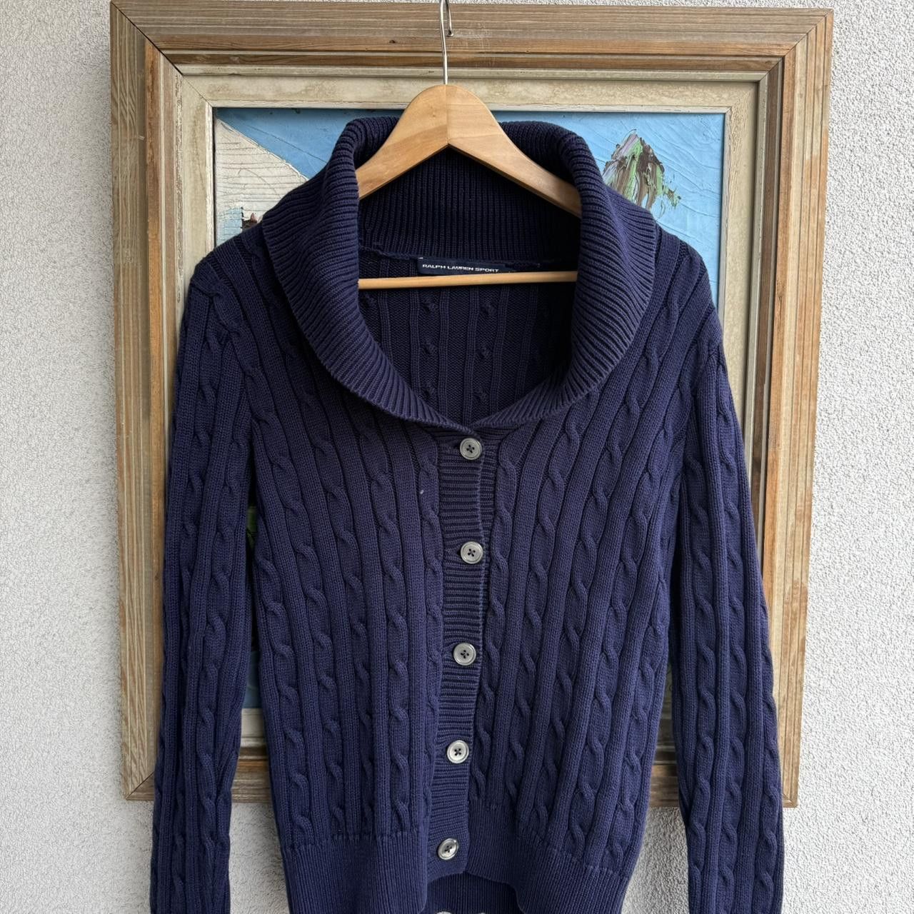 Polo Ralph Lauren Ralph Lauren Womans Cable Knit Navy Size M / US 6-8 / IT 42-44 - 2 Thumbnail