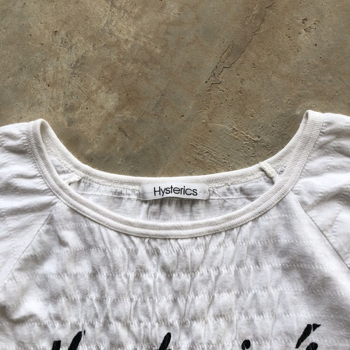Hysteric Glamour HYSTERIC GLAMOUR Nice Design Ruched T-Shirt #2298 Size ONE SIZE - 4 Thumbnail