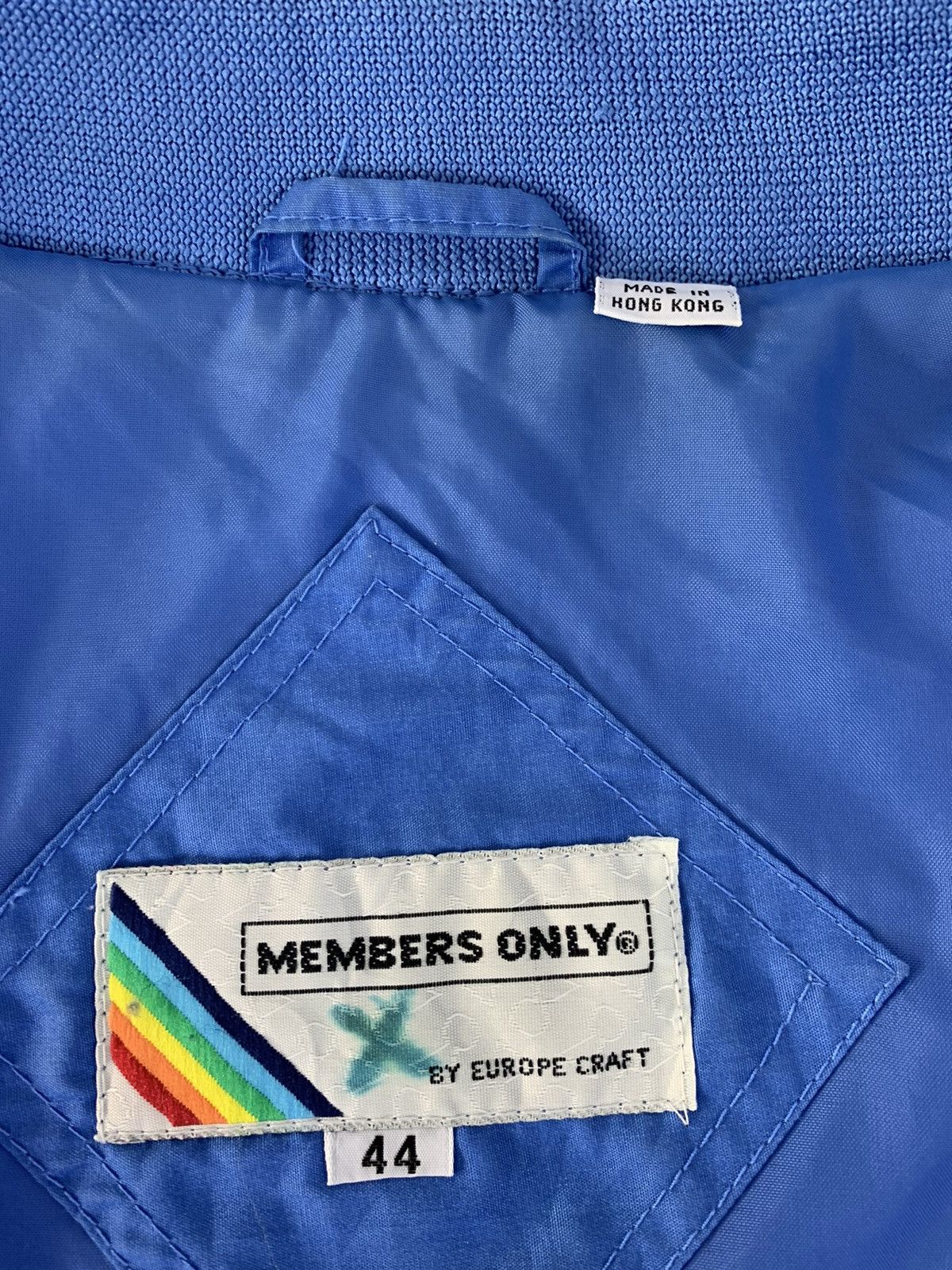 Members Only 80s 90s Members Only Europe Craft Simple Bomber Jacket Size US L / EU 52-54 / 3 - 6 Thumbnail