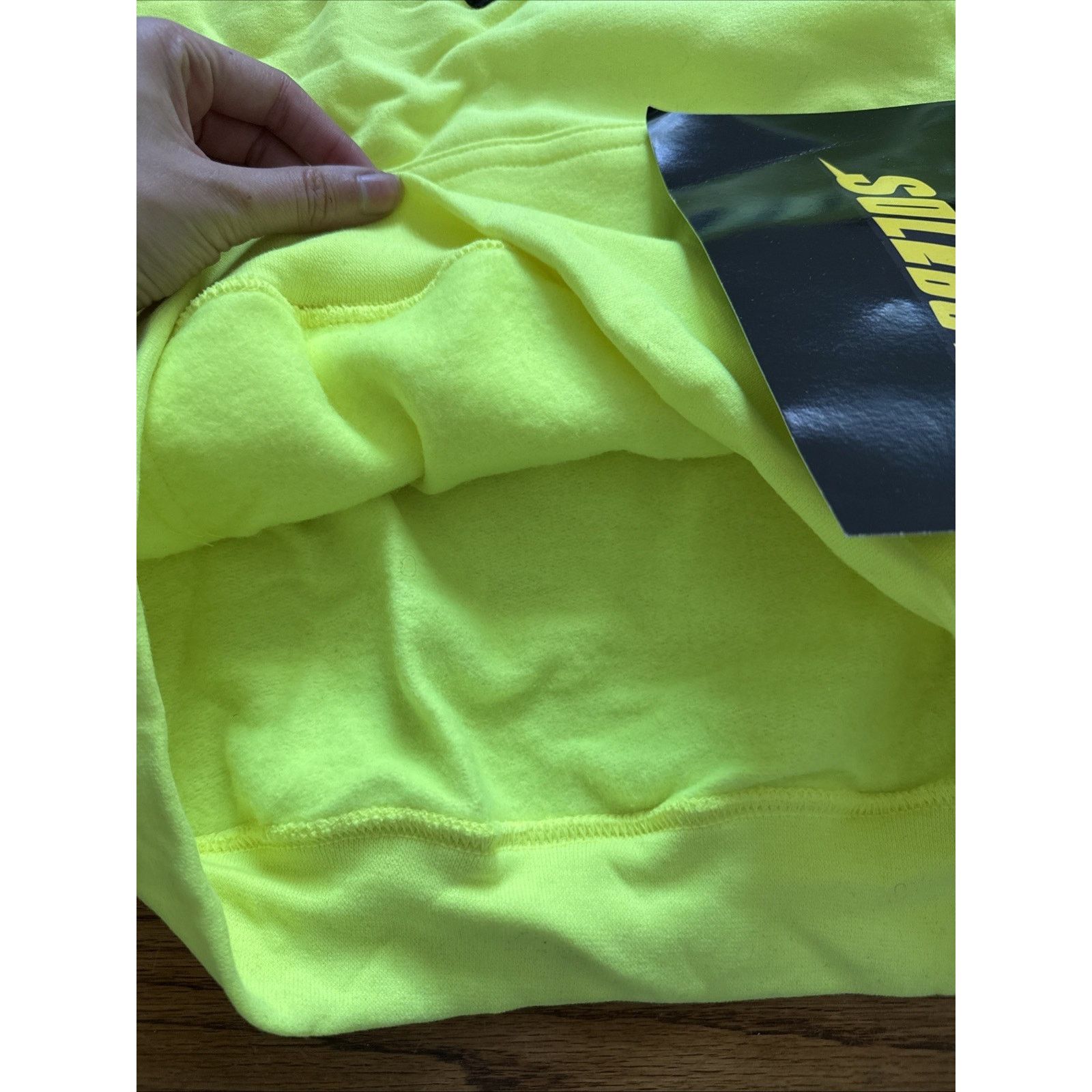 Other Rare Soleboy “SLBY” Hoodie Neon Yellow Size Med Florescent Size US M / EU 48-50 / 2 - 4 Thumbnail