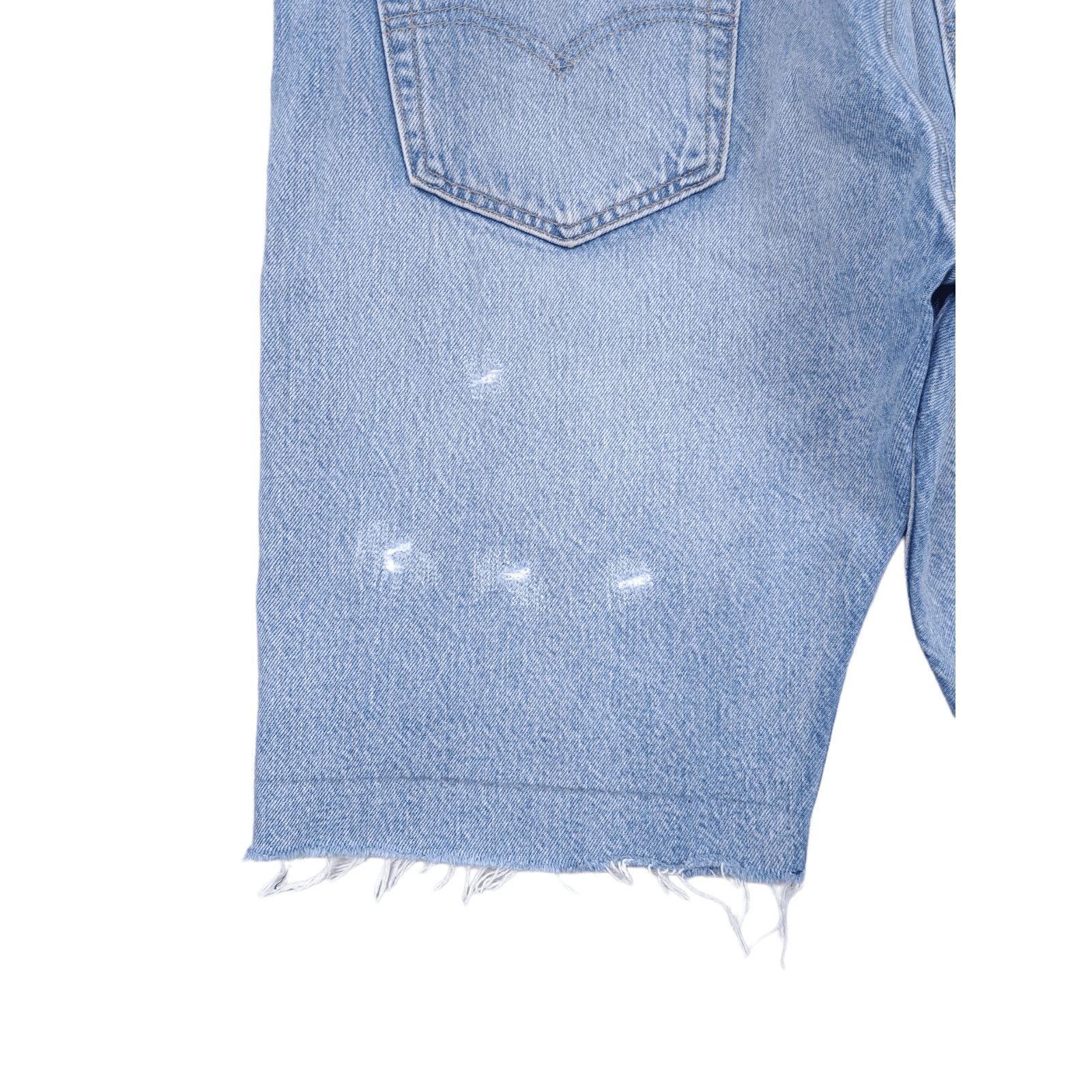 Levi's × Levi's Vintage Clothing Vintage Levis 501 Distressed Ripped Shorts Denim Jorts Size US 36 / EU 52 - 8 Thumbnail