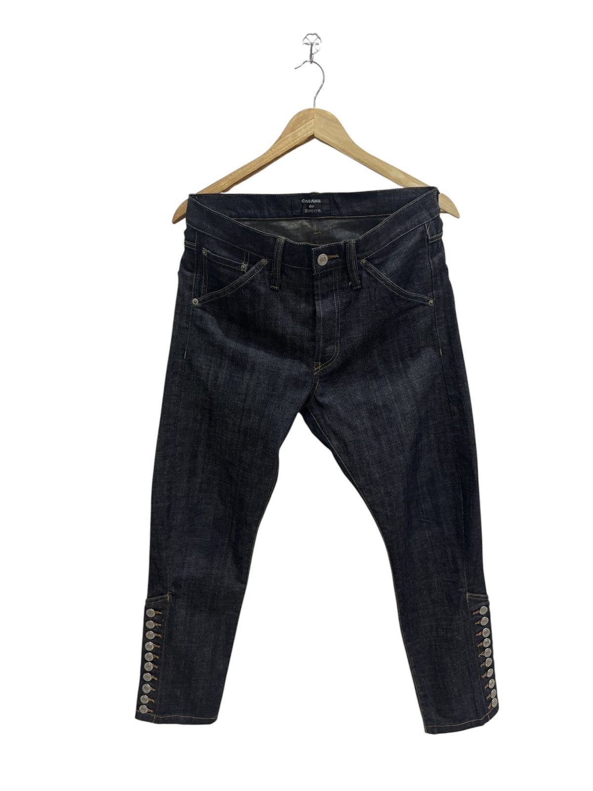 CABANE de ZUCCa Cabane De Zucca Archive Hem Button Denim Jeans Size US 30 / EU 46 - 1 Thumbnail