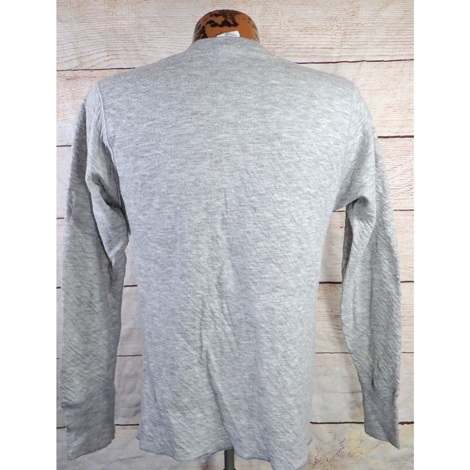 Vintage VINTAGE Ultra Therm Shirt Thermal 80s 90s USA Long Sleeve Unisex Adults M Gray Wool Blend Pullover Thermal Outer Layer Made in USA Size US M / EU 48-50 / 2 - 3 Thumbnail