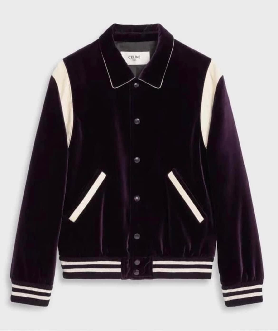 Celine Grail FW20 Celine purple velvet teddy jacket 46 Size US S / EU 44-46 / 1 - 25 Thumbnail