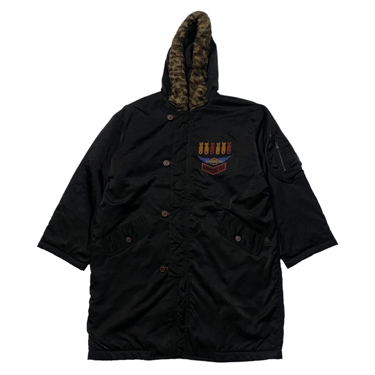 Kansai Yamamoto Vintage Kansai O2 St Ramcor Map Bomber Jacket Size US M / EU 48-50 / 2 - 4 Thumbnail