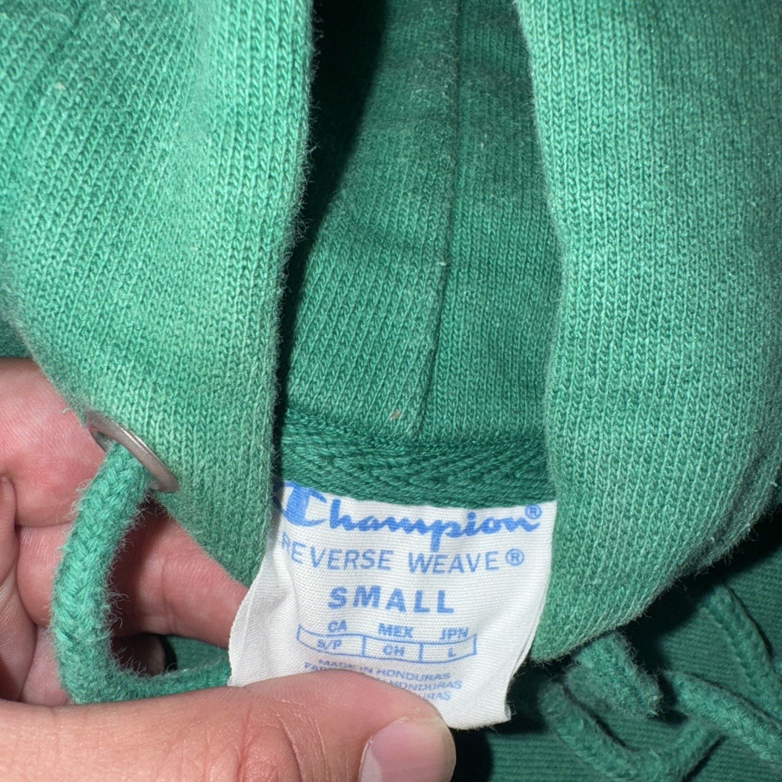 Champion × Vintage Champion Reverse Weave Hoodie Kelly Green Small Size US S / EU 44-46 / 1 - 6 Thumbnail