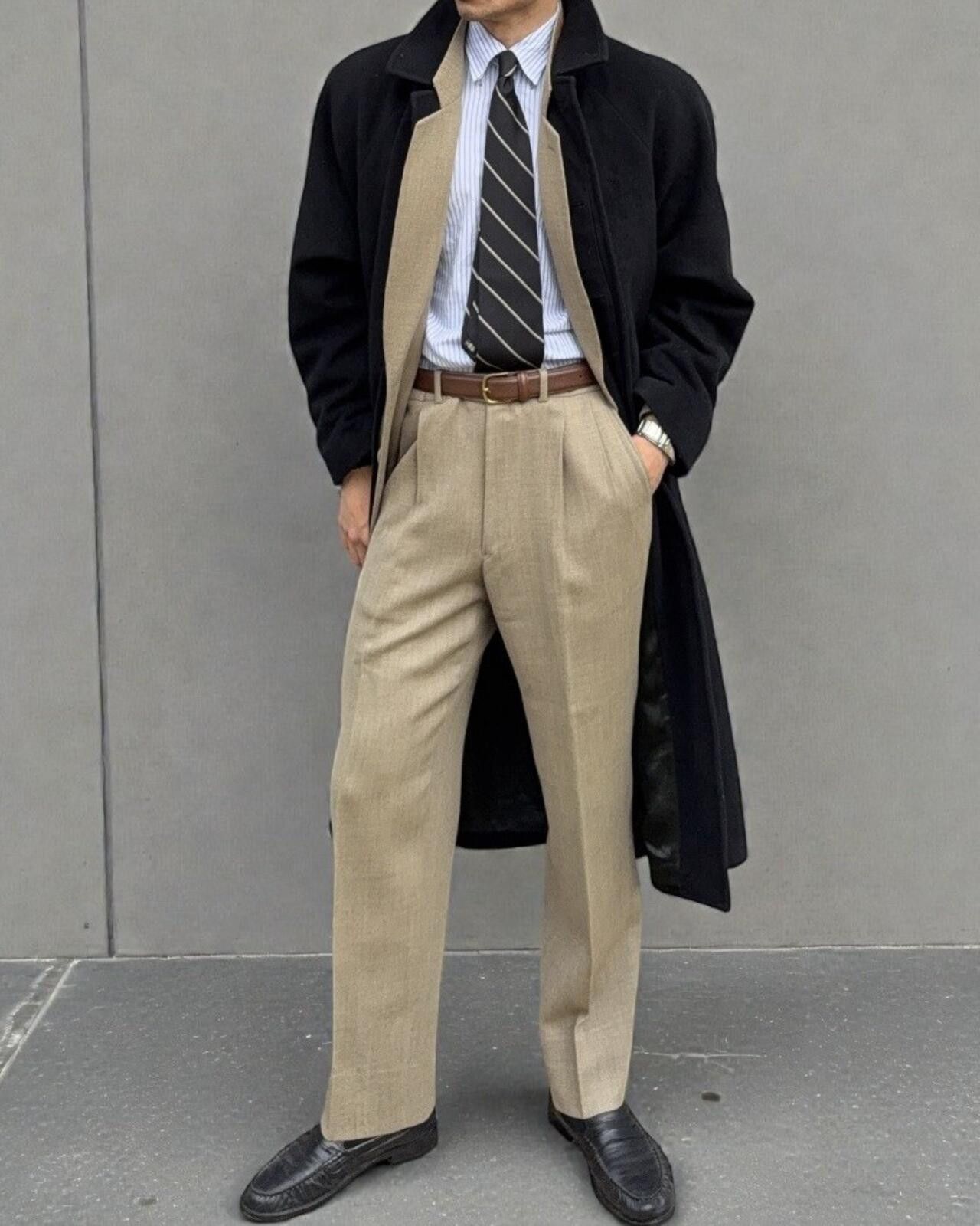 Armani Giorgio Armani 1980s Balmacaan Wool Overcoat Size M Size US M / EU 48-50 / 2 - 3 Thumbnail