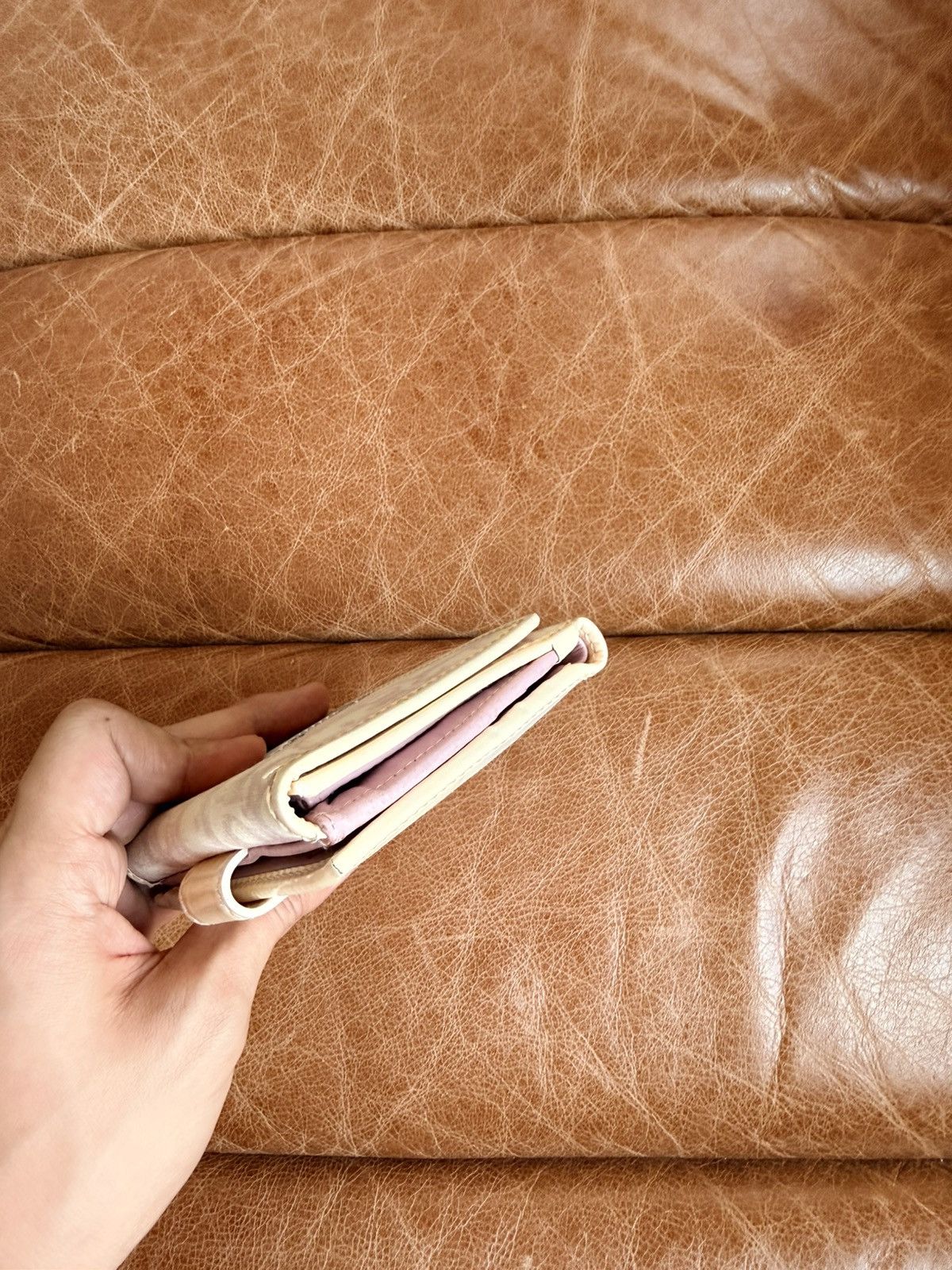 Dior Vintage Pink Oblique Wallet Size ONE SIZE - 4 Thumbnail