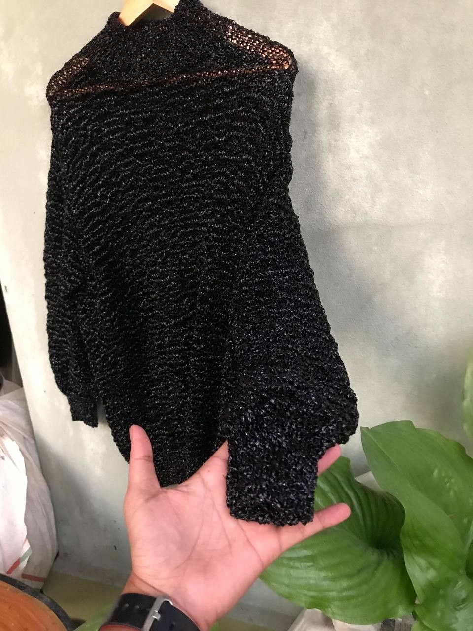 Comme des Garcons × Vintage Vintage 80s Knit Comme Des Garcons Spider Size US L / EU 52-54 / 3 - 3 Thumbnail