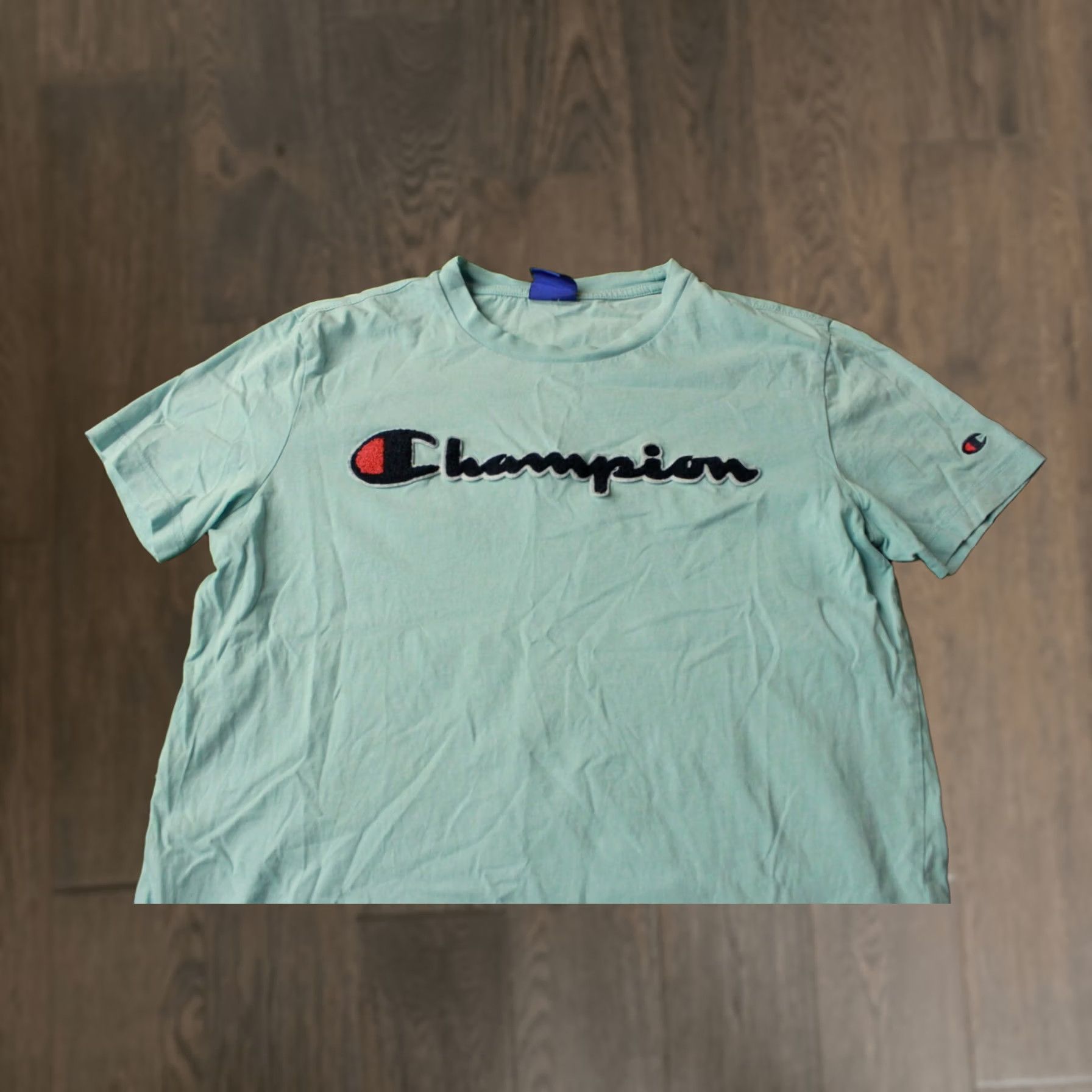 Champion Champion Mens Casual Shirt T-Shirt Tee Jersey Trikot Camiseta XS Blue Graphic Print Short Sleeve Classic Fit Logo"} Size US XS / EU 42 / 0 - 1 Thumbnail