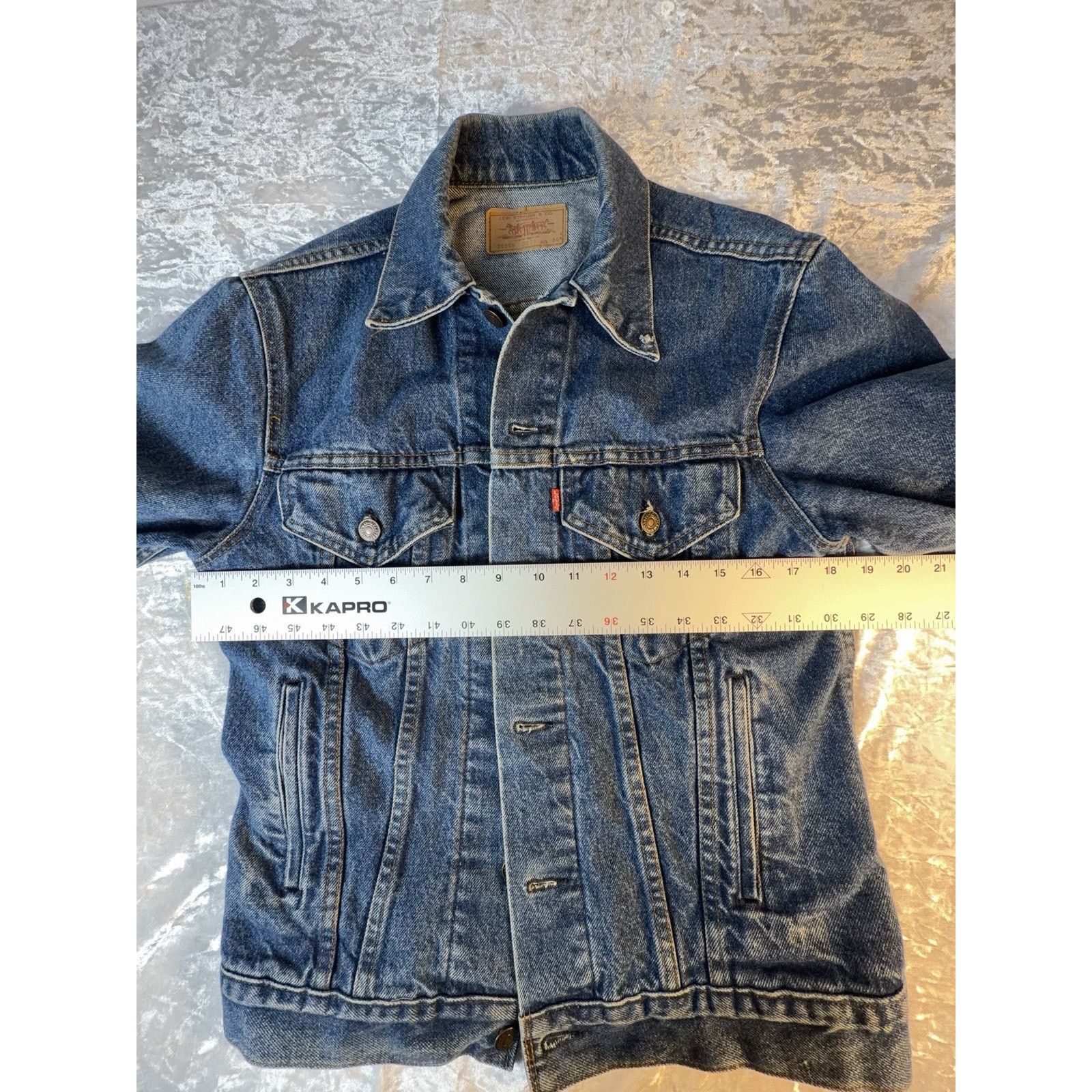 Levi's Vtg 80s Levi’s Denim Trucker Jacket USA Distressed Grunge Size US S / EU 44-46 / 1 - 11 Thumbnail