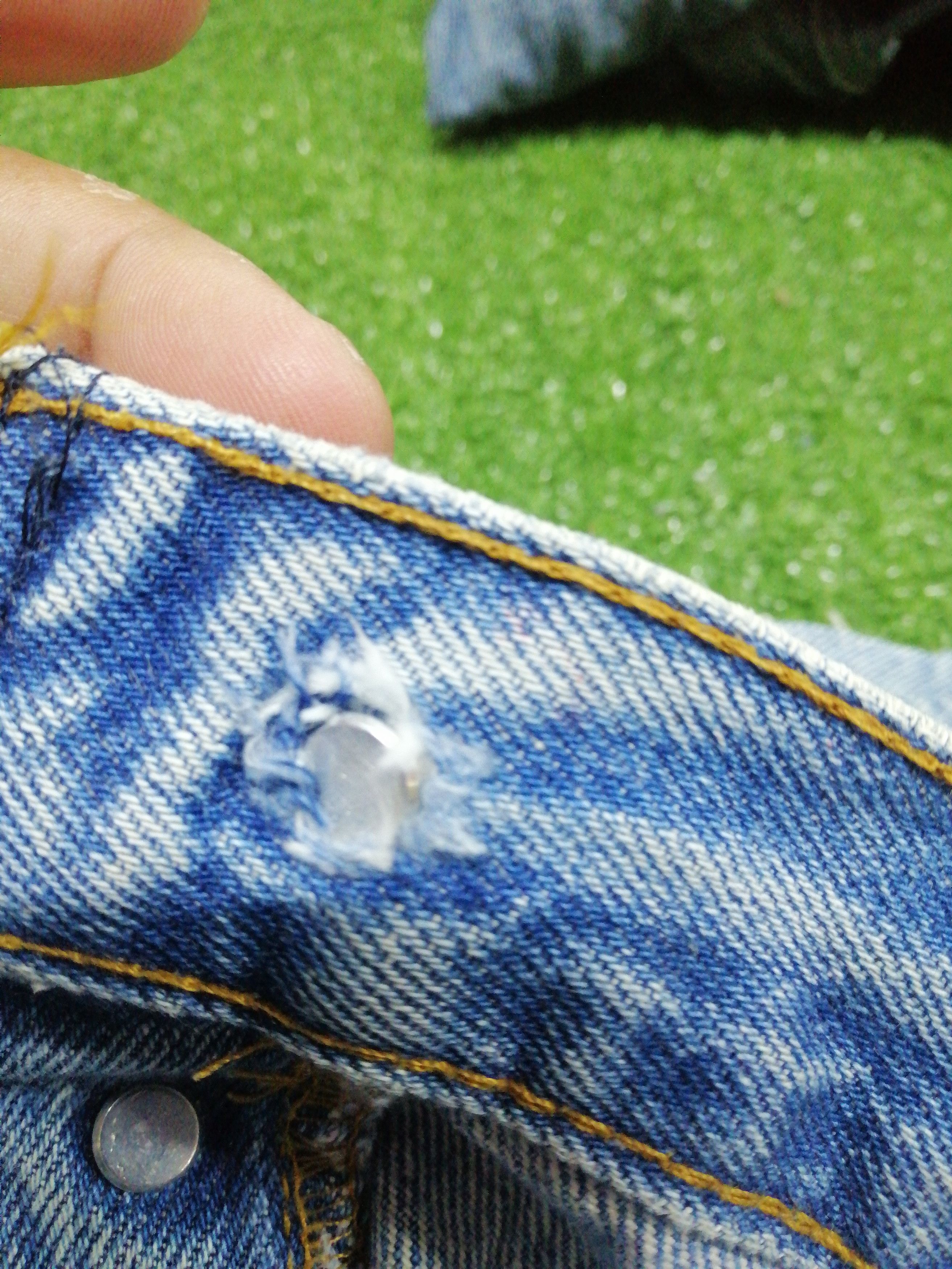 Levi's Vintage 80s Levis 501 grunge. Size US 35 - 17 Thumbnail