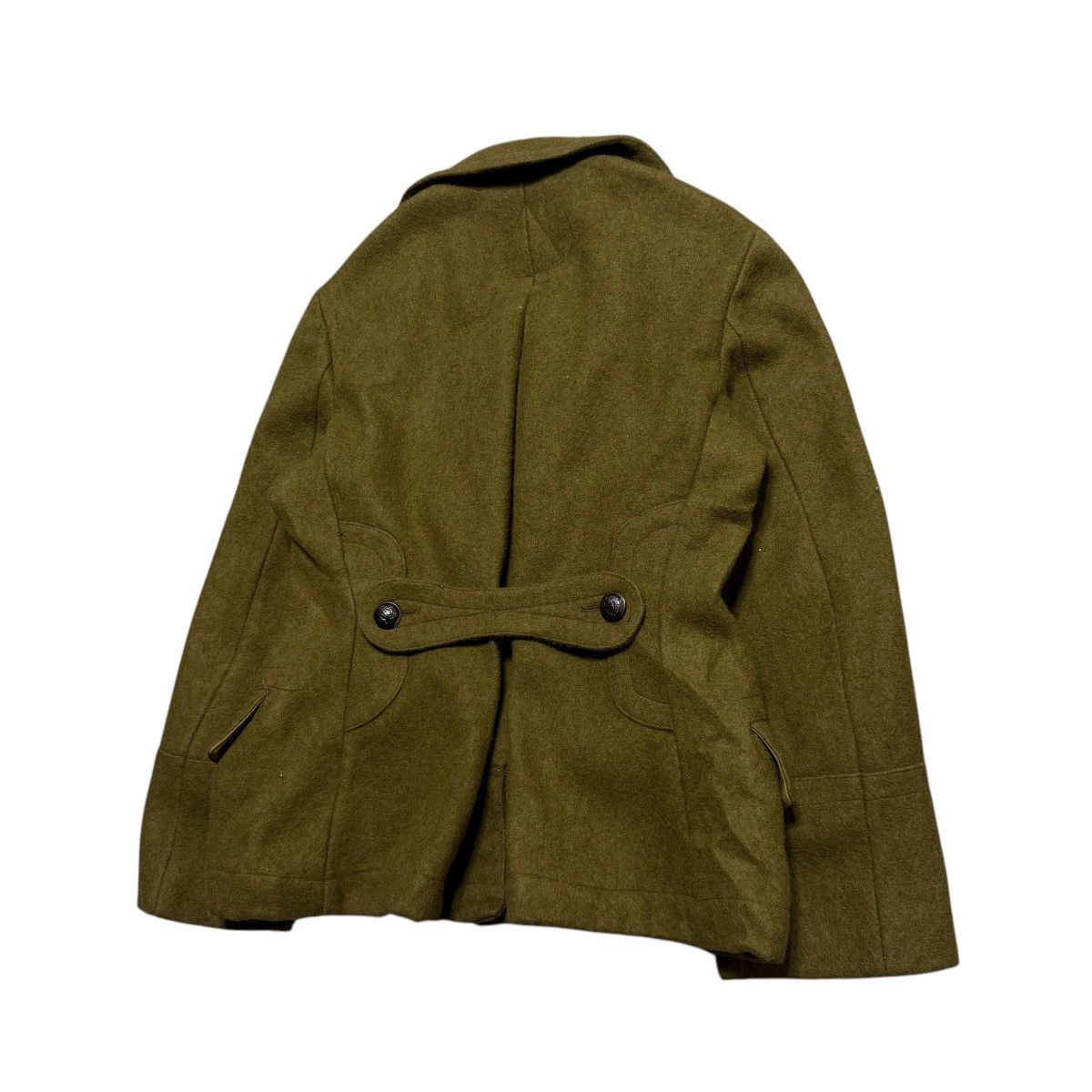 Vintage True Vintage 40s Romanian Army Double Breasted Military Coat Size US M / EU 48-50 / 2 - 8 Thumbnail