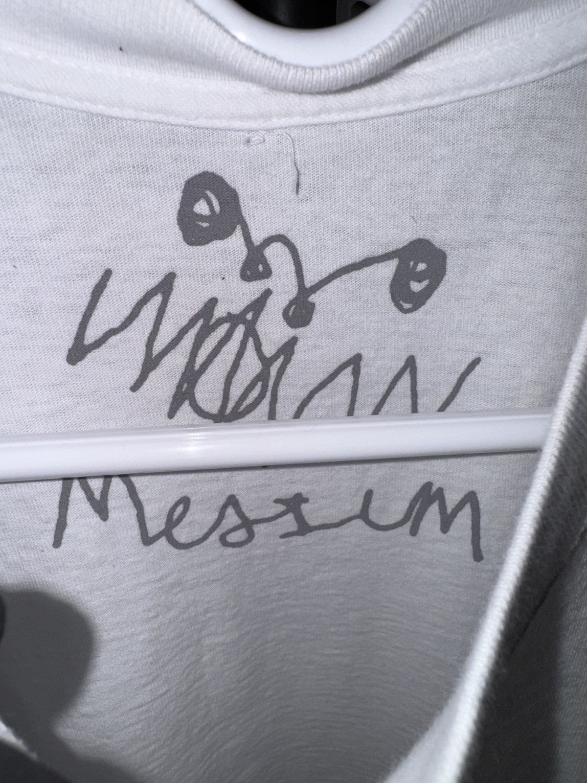 Asspizza Asspizza Puff Print Face Shirt White 2022 Size US M / EU 48-50 / 2 - 6 Thumbnail
