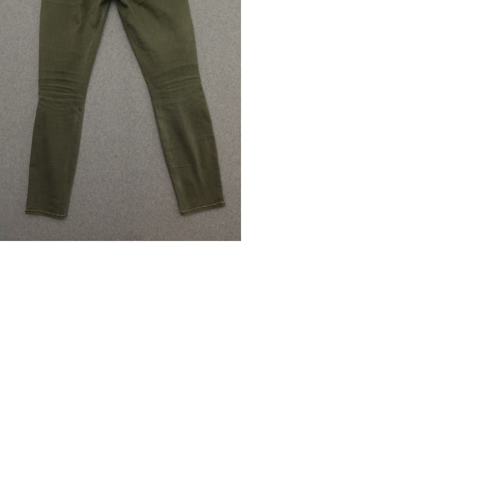 Pistola PISTOLA Jeans Womens 25 (25X27) Green High Rise Button Fly Stretch Lightweight - Regular Fit, Denim, Solid, Straight, Size 25, Green, Women, Jeans Size 42" / US 20 - 10 Thumbnail