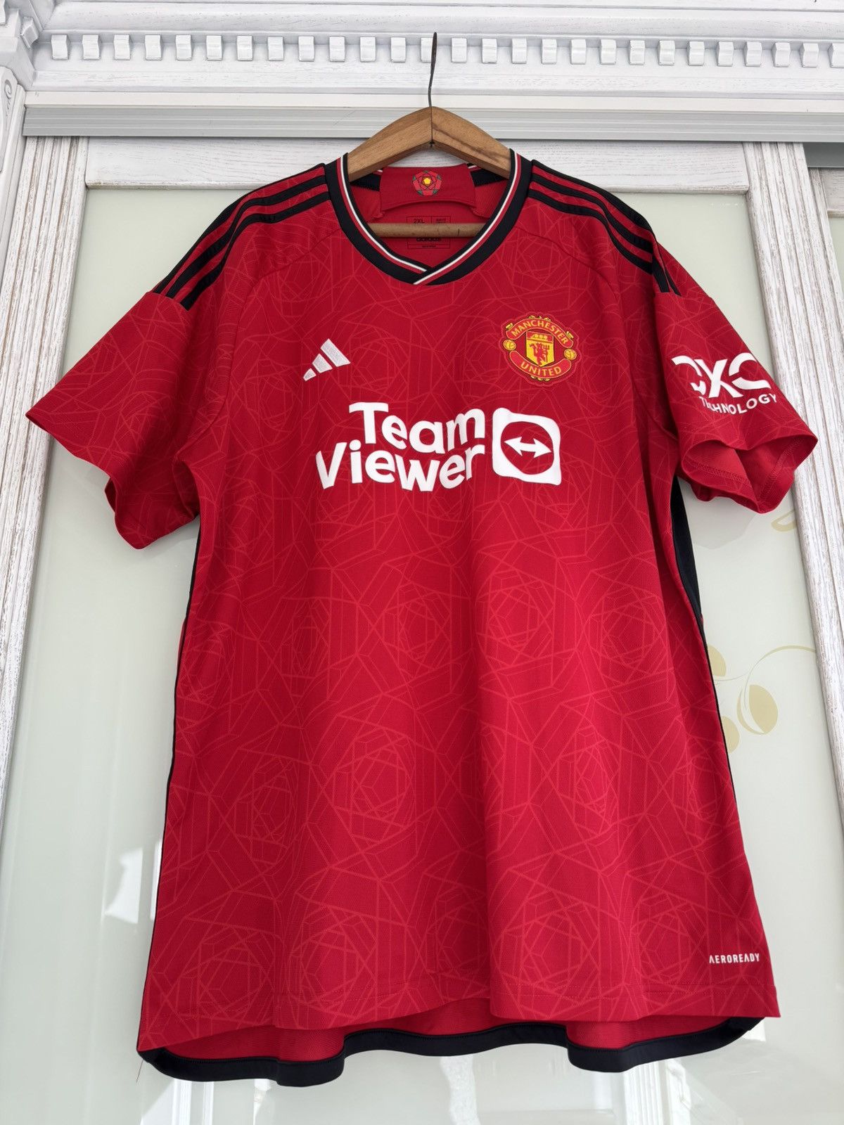 Adidas Manchester United 2023-2024 Home Soccer Jersey Football Kit Size US XXL / EU 58 / 5 - 5 Thumbnail