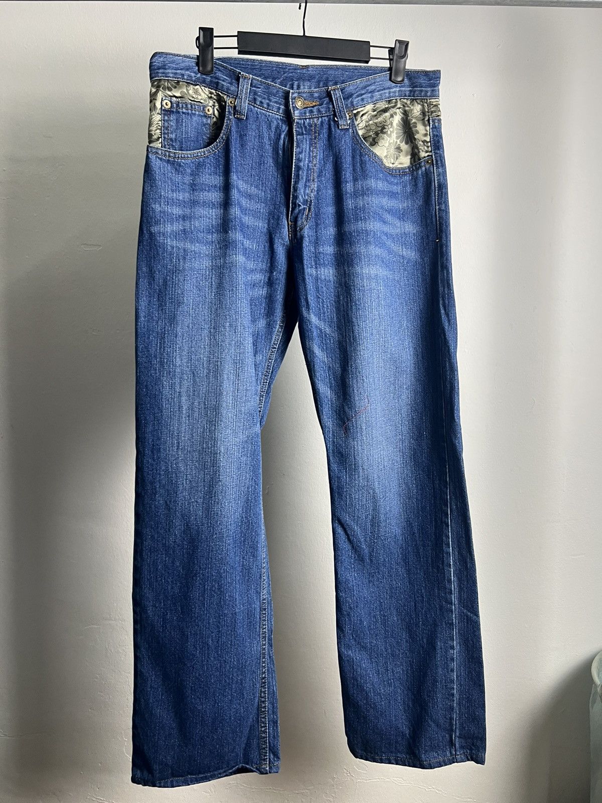 Kamakura × Vintage Vintage Kamakura Green/Red Devil Pockets Denim Size US 32 / EU 48 - 5 Thumbnail