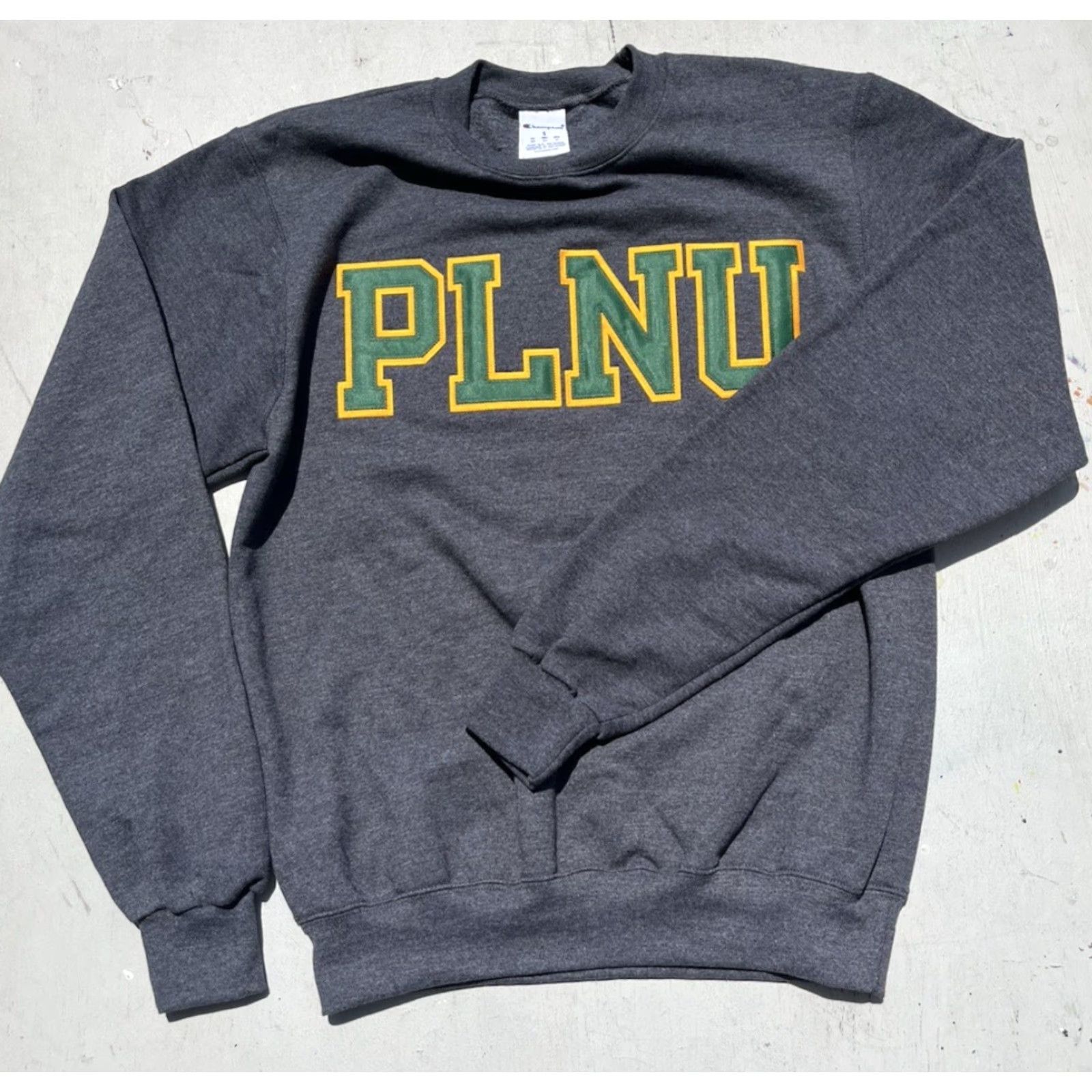Champion Champion Sweatshirt Men's S Gray PLNU College Activewear Gym NCAA Preppy Casual Mens Size US S / EU 44-46 / 1 - 6 Thumbnail