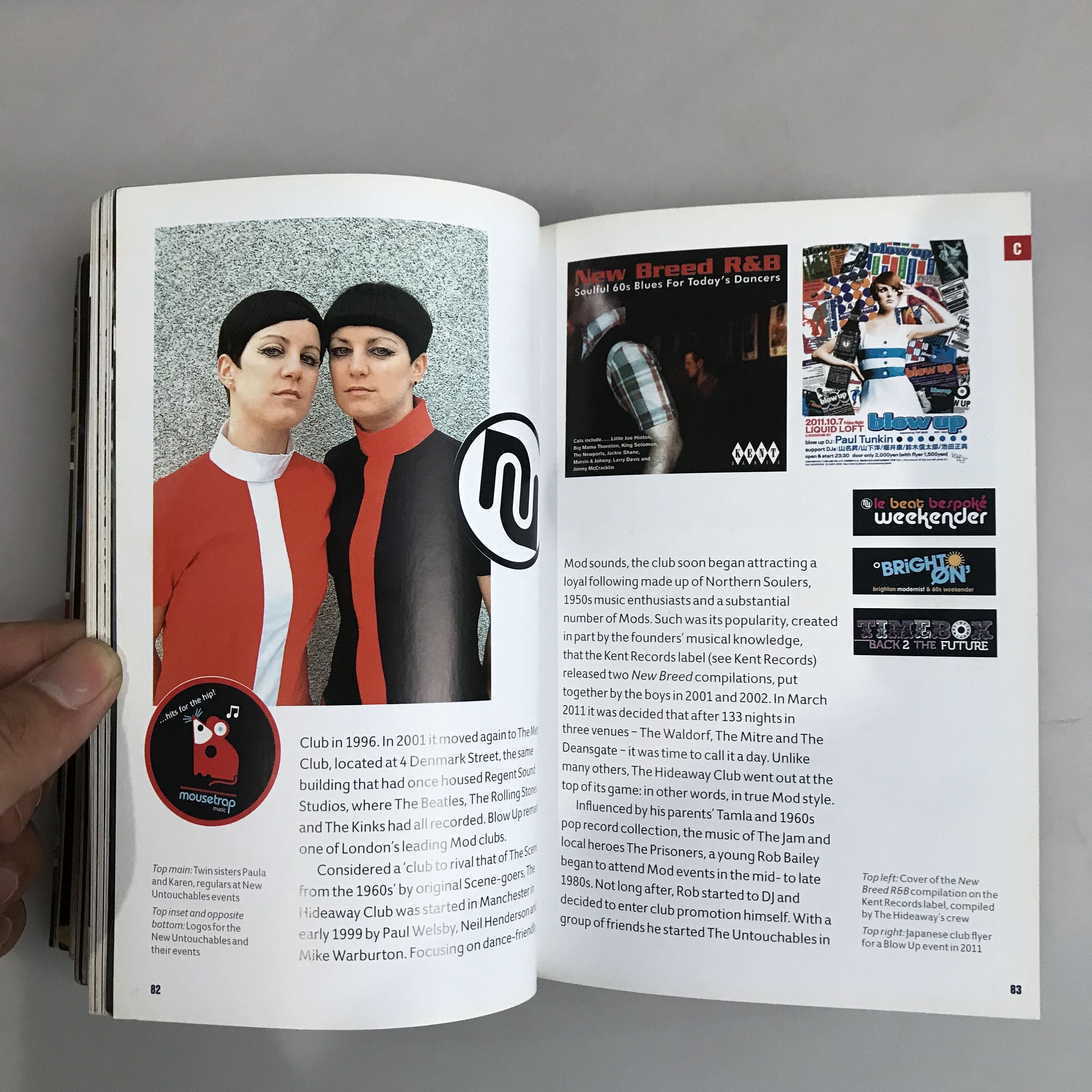 Other UK A to Z of Mod mods book by Mark Baxter and Paolo Hewiitt Size ONE SIZE - 9 Thumbnail