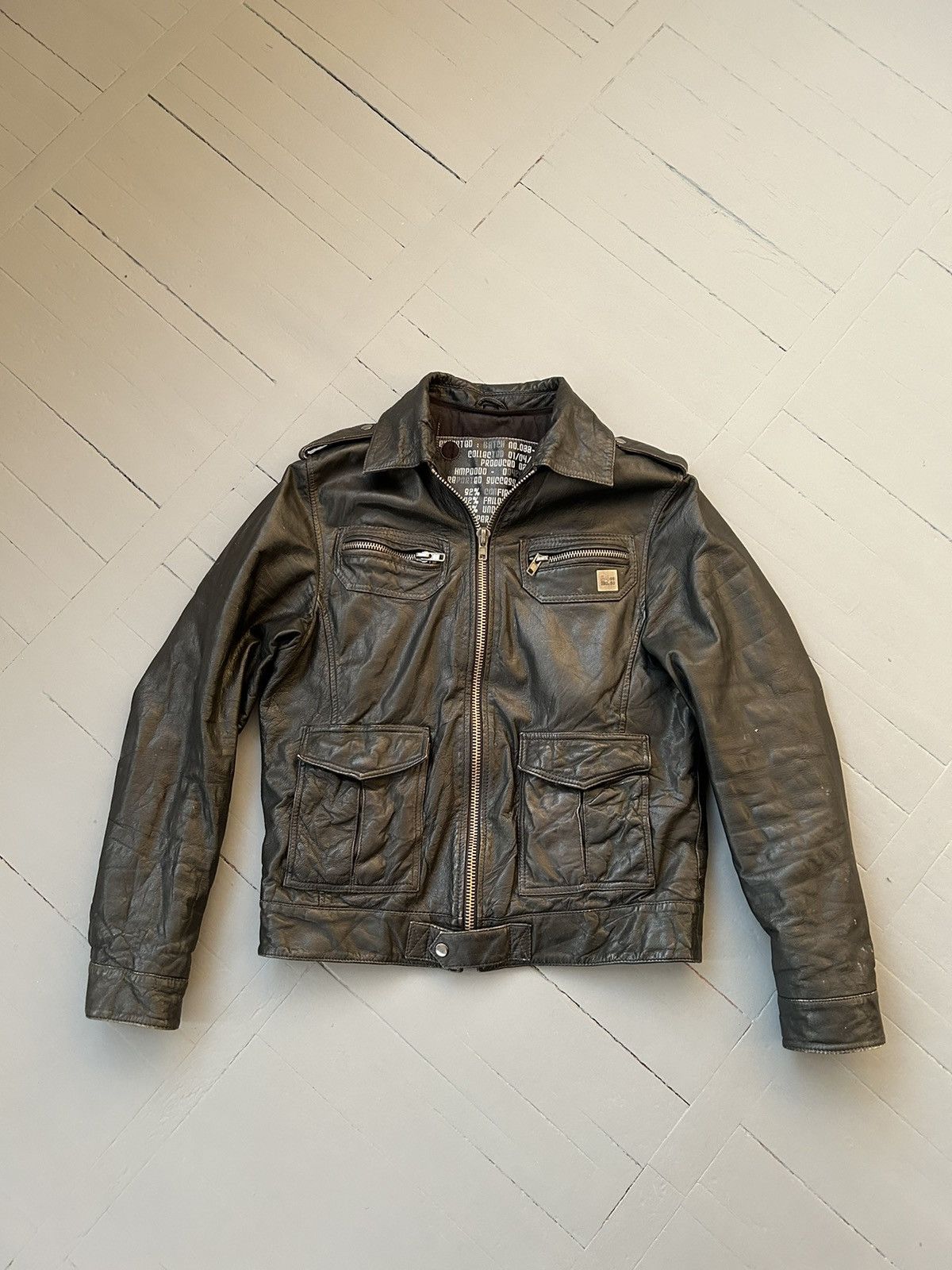Vintage Vintage leather bomber jacket Size US M / EU 48-50 / 2 - 1 Thumbnail