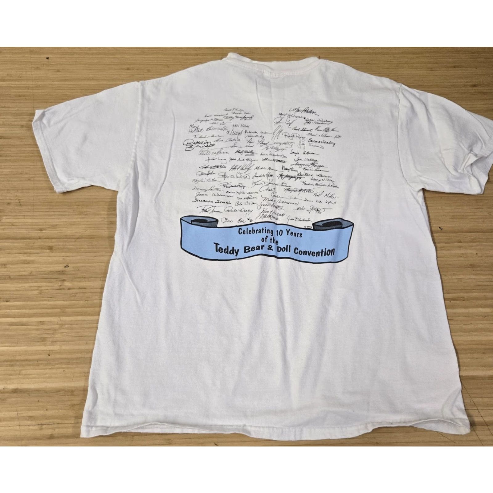 Hanes VINTAGE Walt Disney World Shirt Mens Large 1997 Teddy Bear Doll Convention 90s Size US L / EU 52-54 / 3 - 5 Thumbnail
