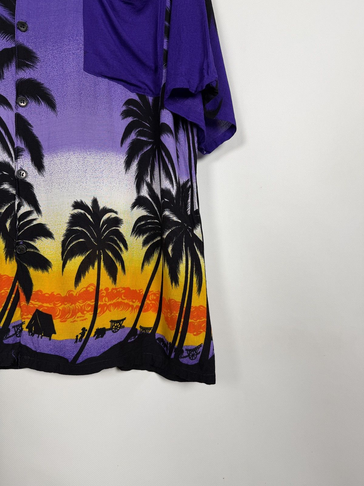 Other Hawaiian Short Sleeve Shirt Button Up Palm Hawaii Rayon XXL Size US XXL / EU 58 / 5 - 5 Thumbnail