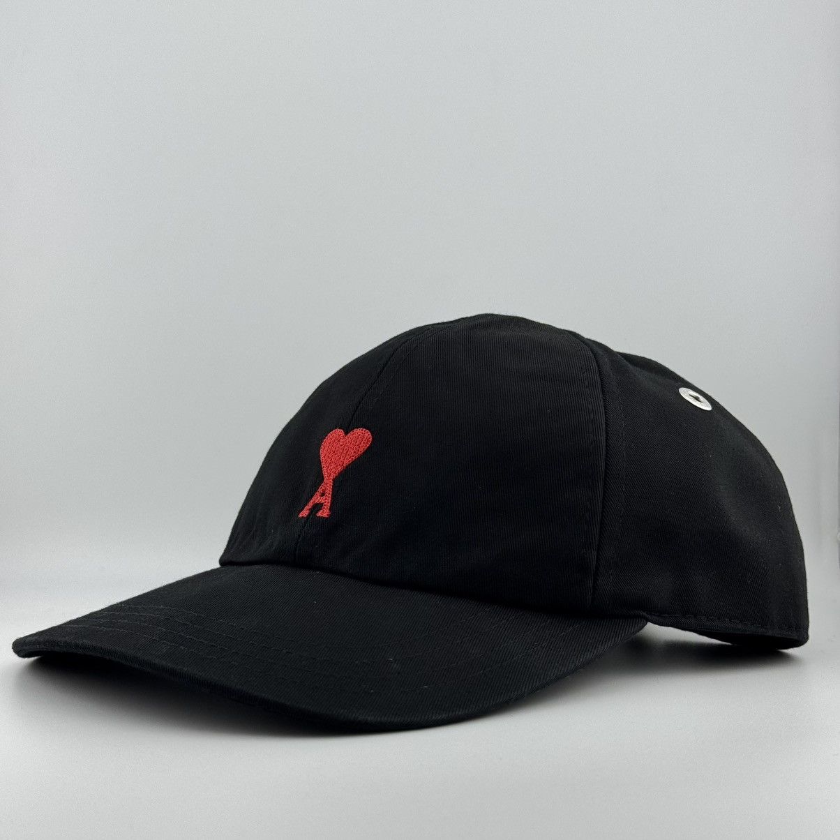 AMI Paris Red Heart Logo Cap BFUCP213.CO0020 00772