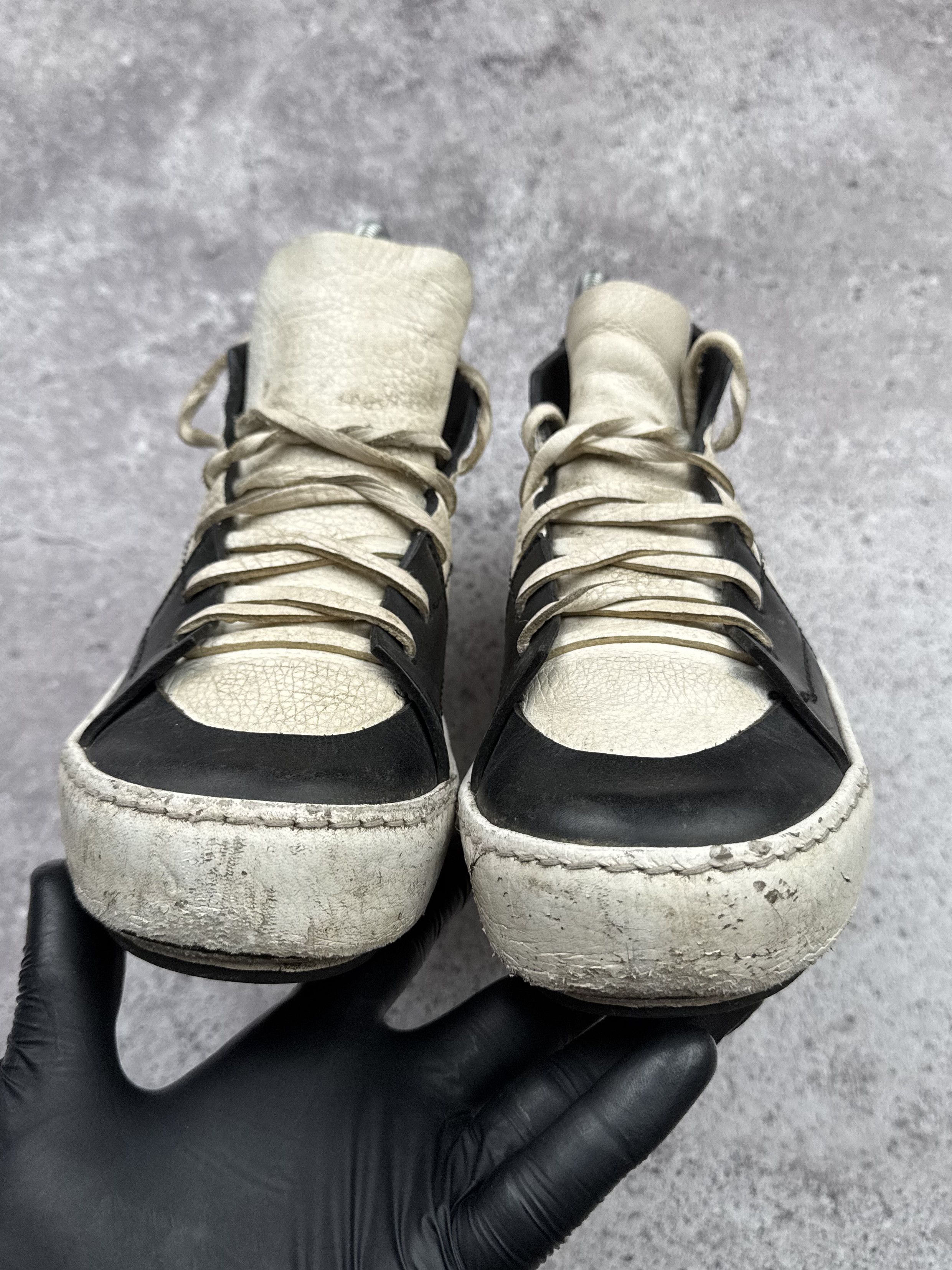 Japanese Brand Artselab Vintage Leather Oversized Boots C630(V351) Size US 9 / IT 39 - 7 Thumbnail