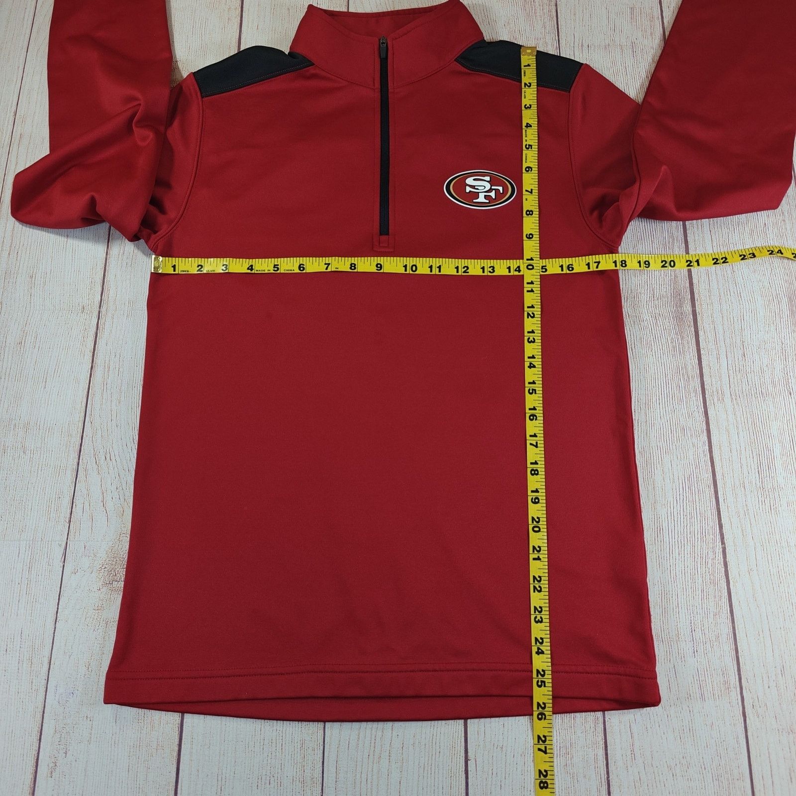NFL NFL San Francisco 49ers fleece 1/4 zip top sz S Size US S / EU 44-46 / 1 - 4 Thumbnail