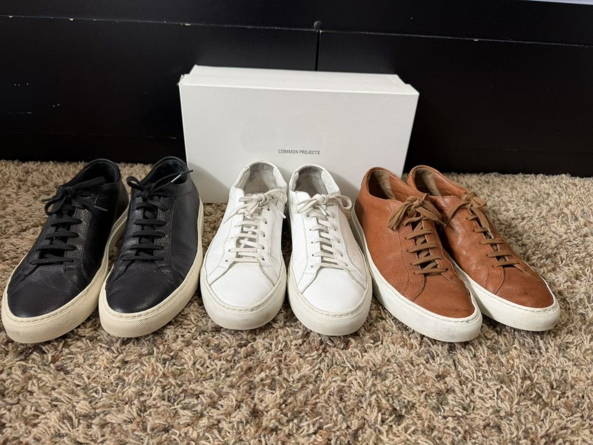 Common Projects Common Projects Achilles Low 3-Pair Bundle EU 42 Size US 10 / EU 43 - 1 Thumbnail