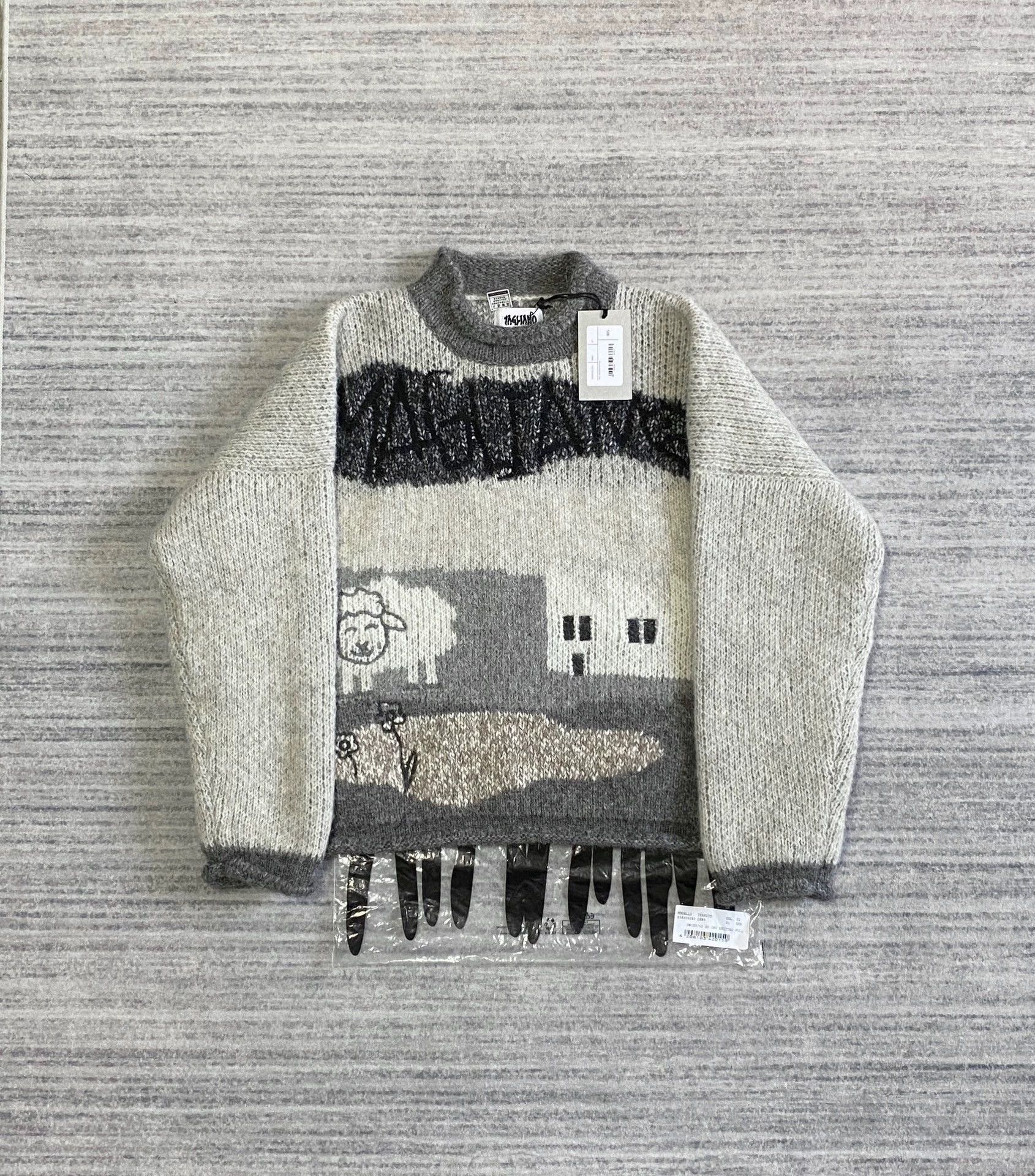 Magliano Magliano Mohair Sheep Motif 24FW Oversized Sweater XXS NWT Size XXS / US 00 / IT 34 - 1 Thumbnail