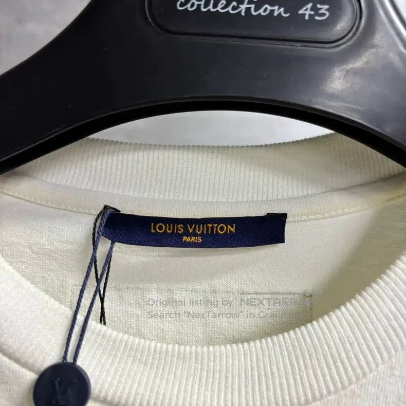 Louis Vuitton Louis Vuitton White Solid Letter Graffiti Embroidered Shor Size US XS / EU 42 / 0 - 2 Thumbnail