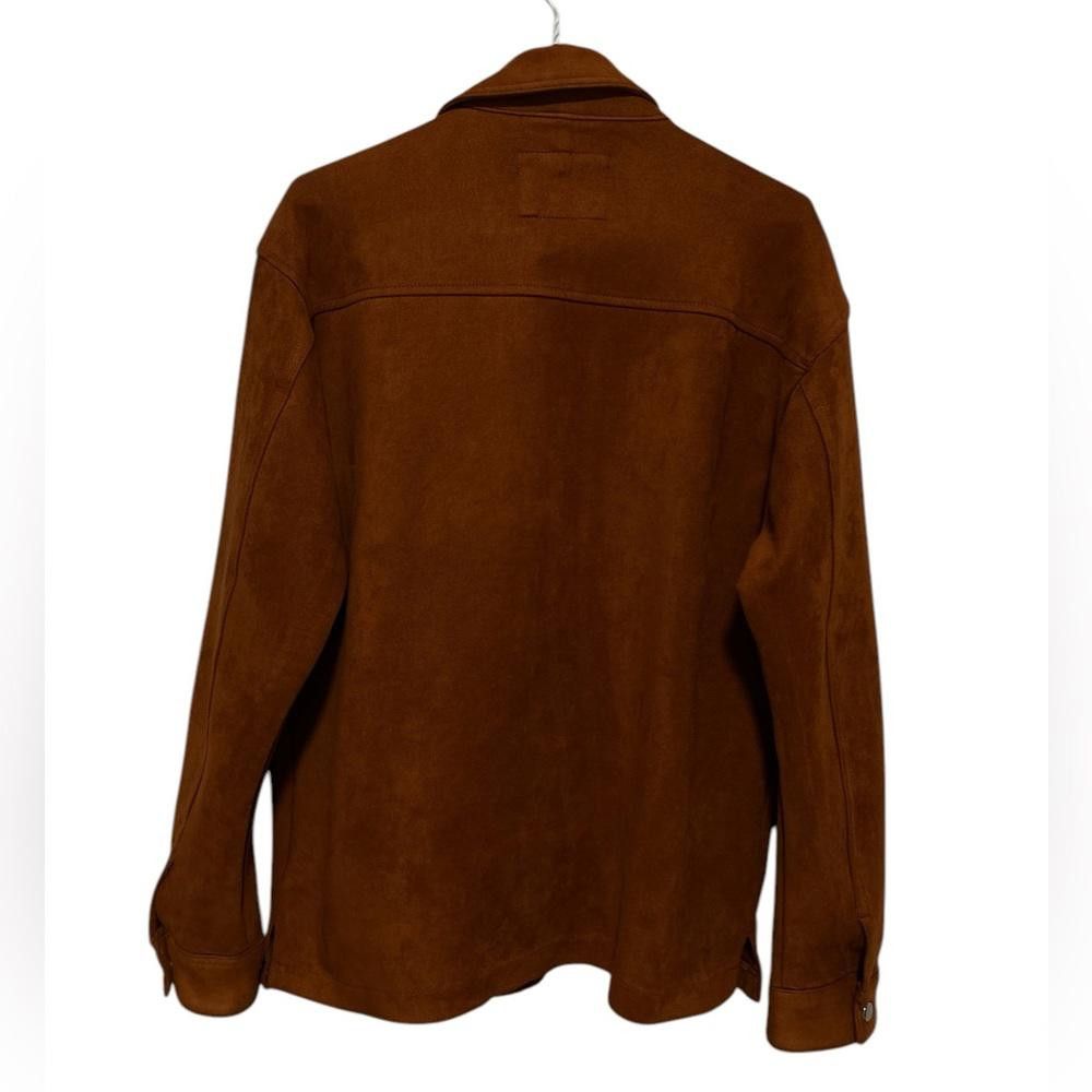Designer Pop Man Brown Suede Jacket - Size S/P Size US S / EU 44-46 / 1 - 2 Thumbnail