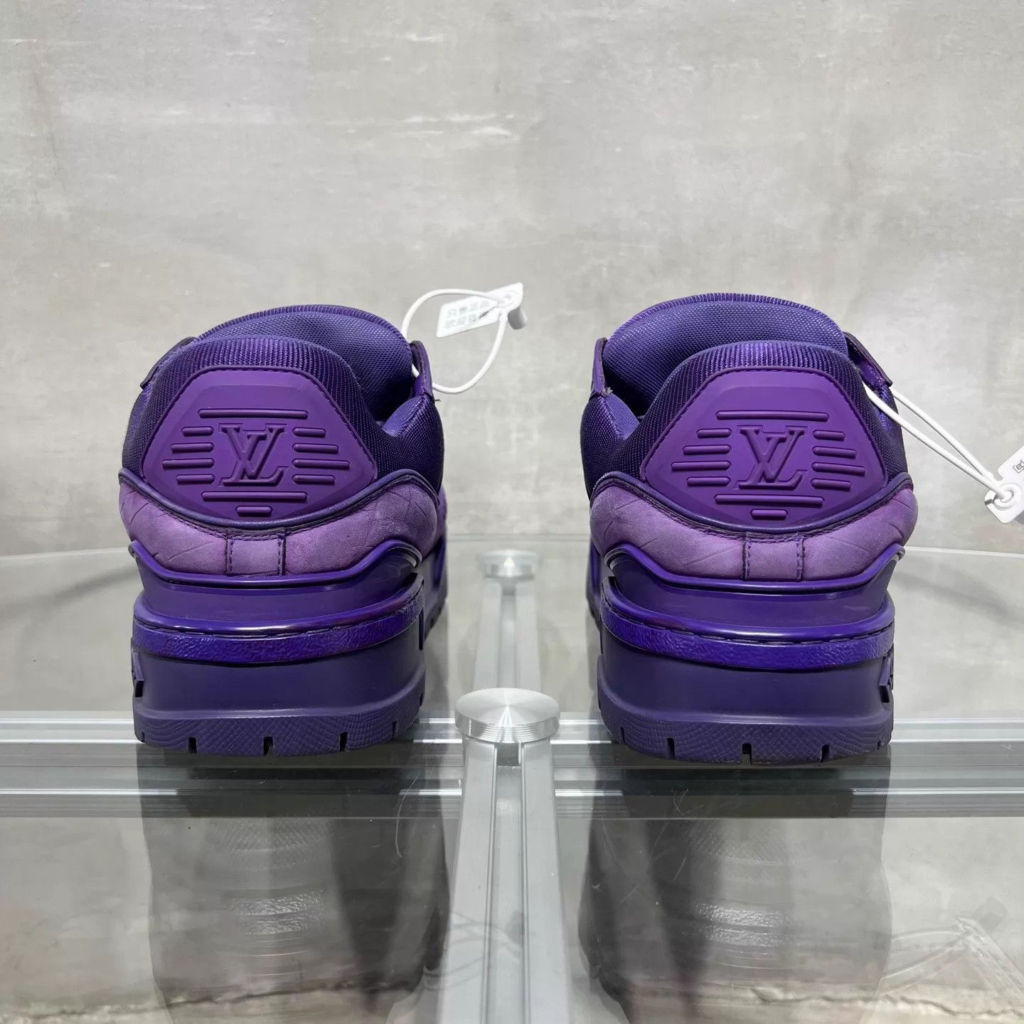 Louis Vuitton LV Trainer Purple Croc 40.5 Size US 7.5 / EU 40-41 - 6 Thumbnail
