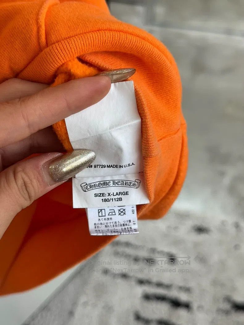 Chrome Hearts CHROME HEARTS Size XL Hooded sweater orange Size US XL / EU 56 / 4 - 8 Thumbnail