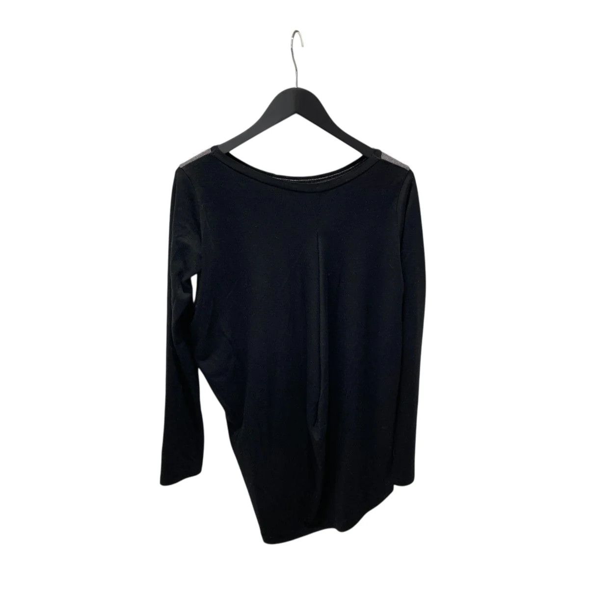 Yohji Yamamoto YOHJI YAMAMOTO/black/wool/cotton Long-sleeved top Size US M / EU 48-50 / 2 - 2 Thumbnail