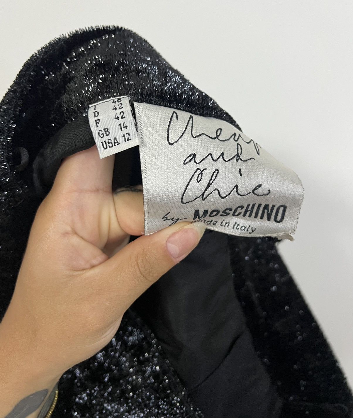 Moschino Moschino midi skirt M black Size 28" / US 6 / IT 42 - 2 Thumbnail