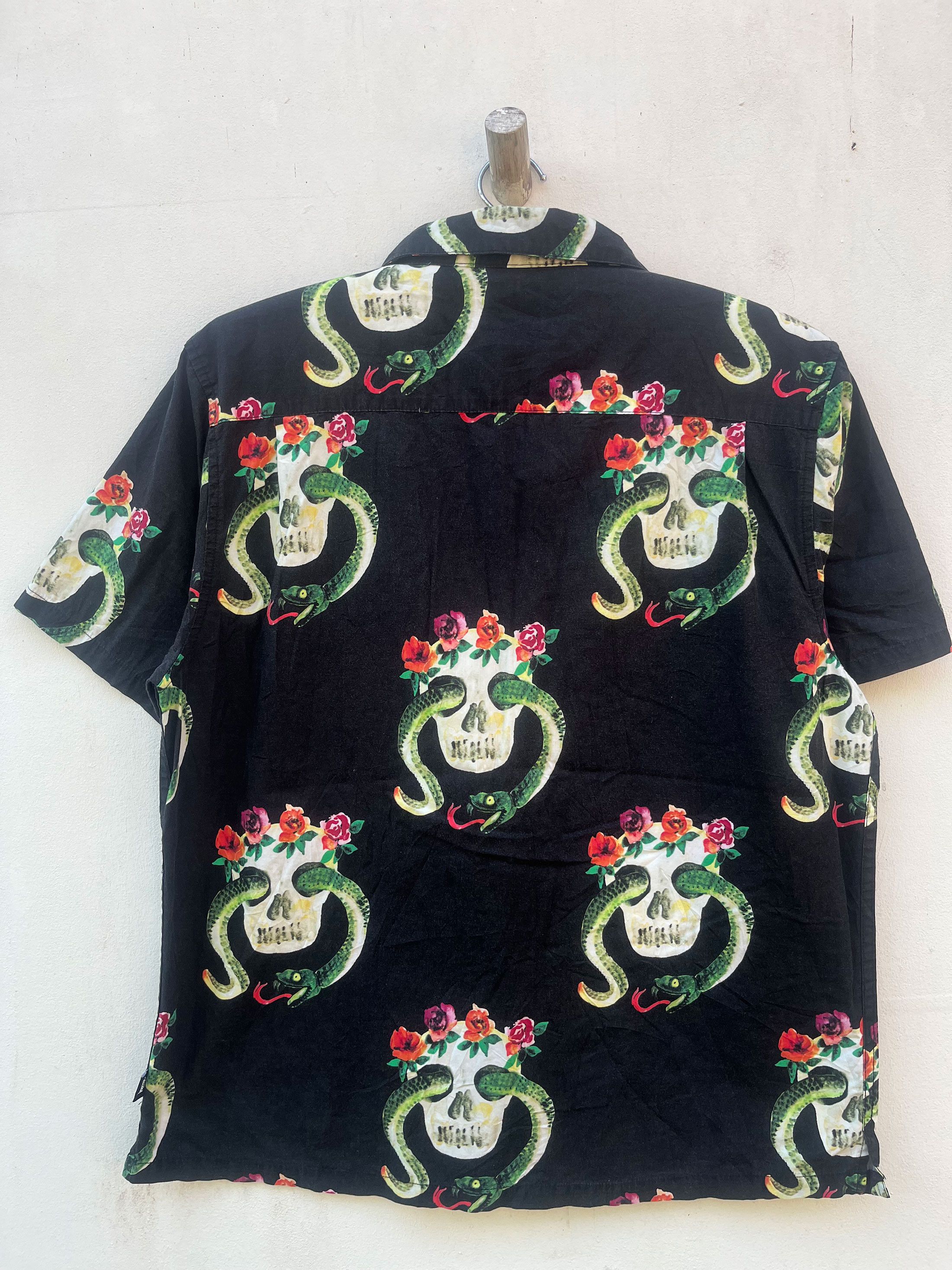 Stussy Stussy Skull Snake Aloha Hawaiian Hawaii Camp Skateboarding Size US L / EU 52-54 / 3 - 5 Thumbnail