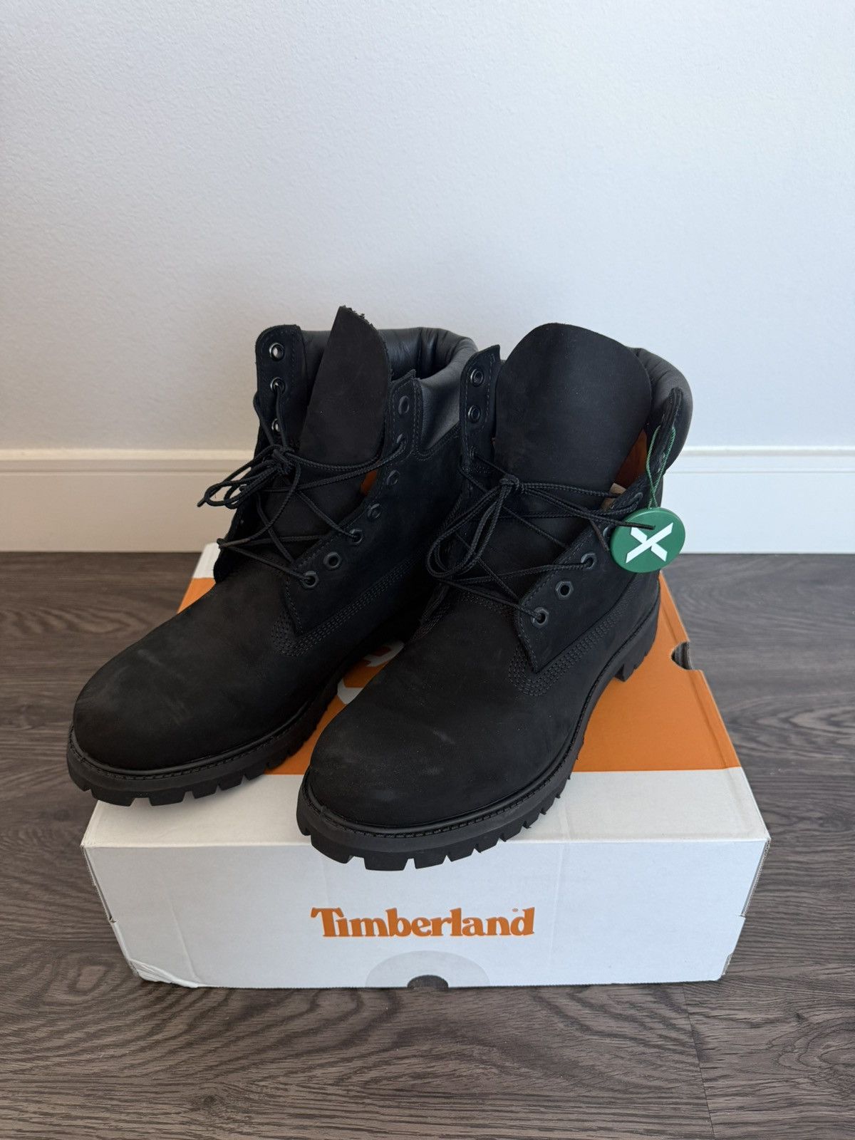 Timberland Premium 6-Inch Waterproof Boot Black Nubuck
