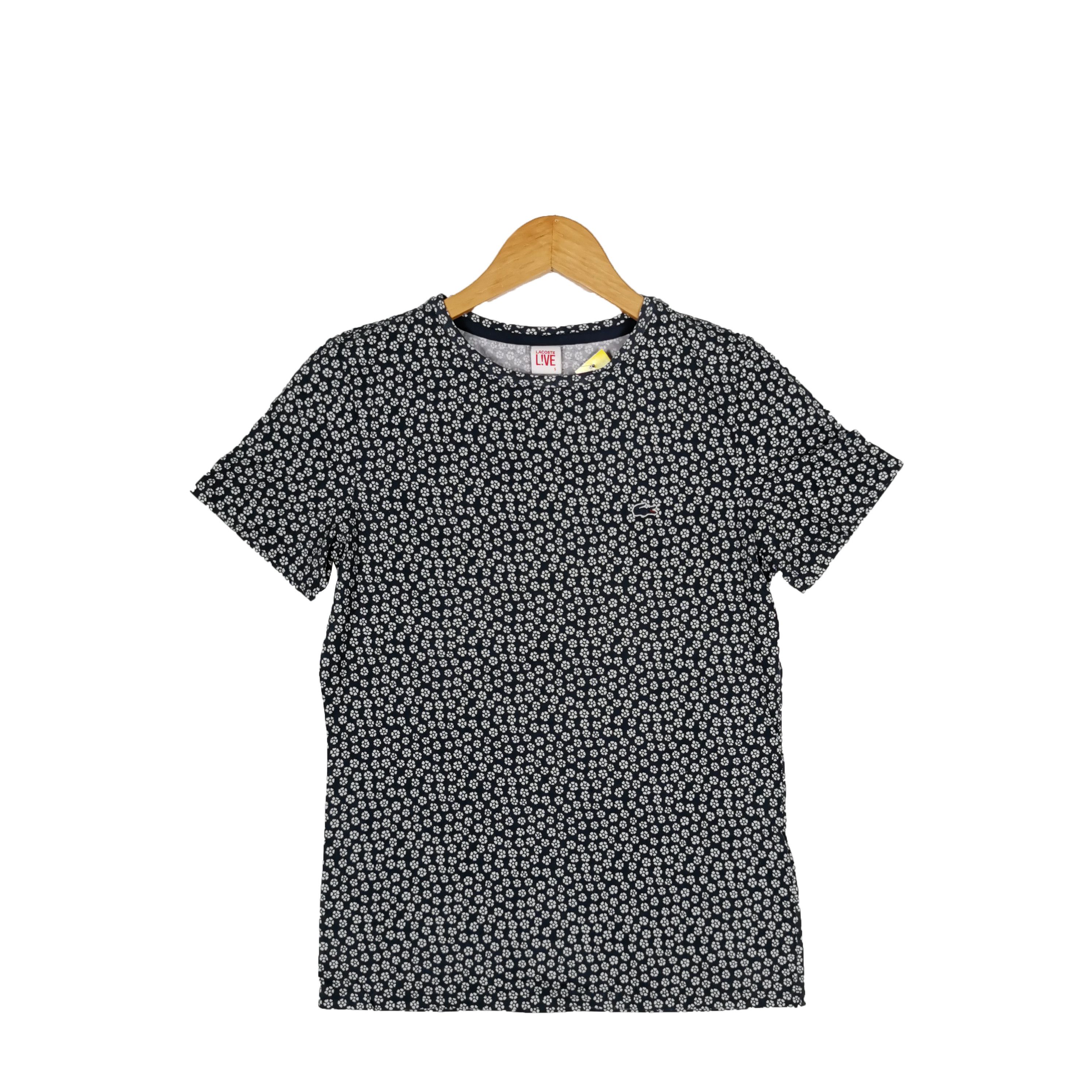 Lacoste Vintage Lacoste T Shirt Floral Vintage Over 56789 Size S / US 4 / IT 40 - 1 Thumbnail