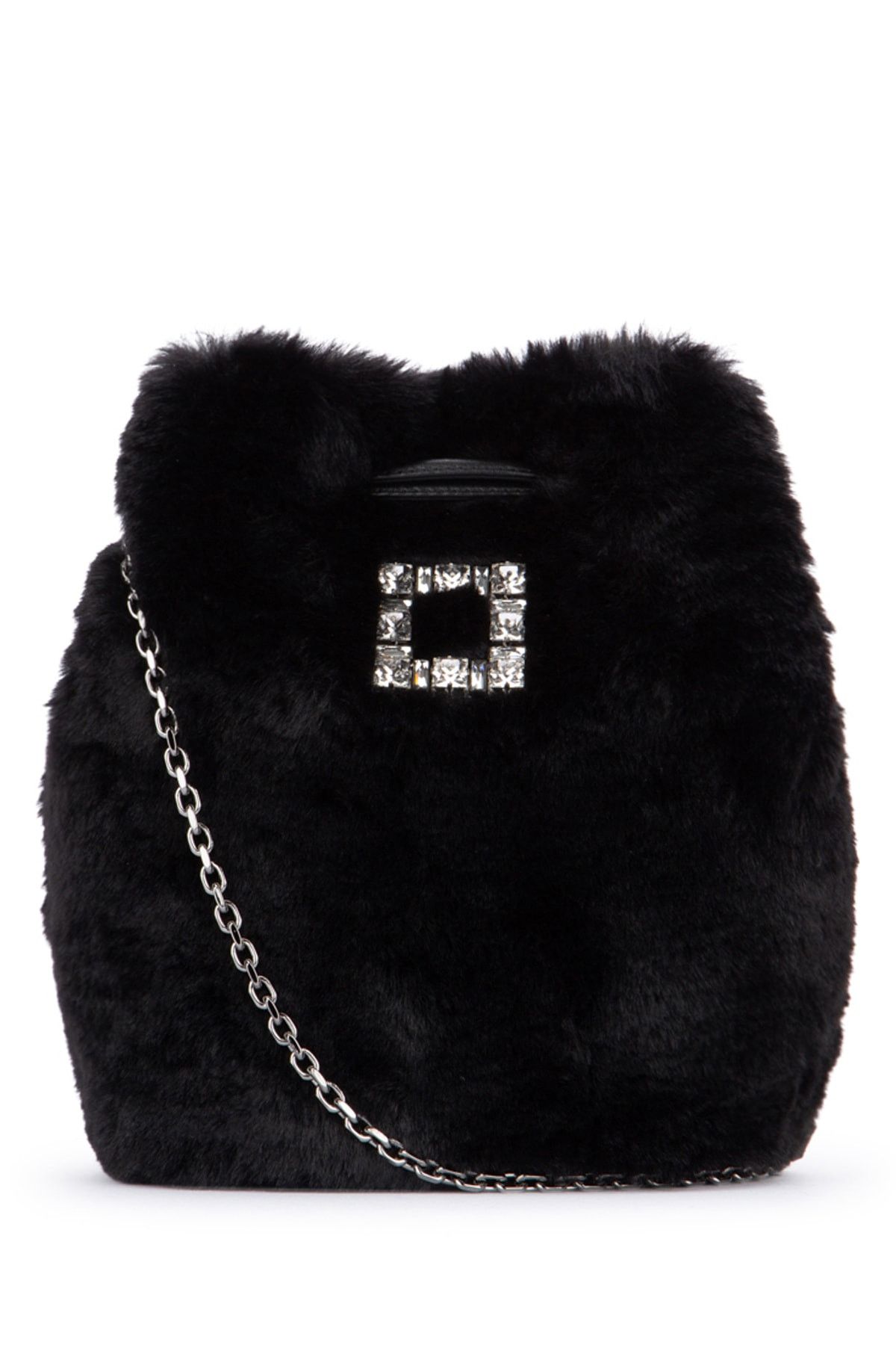 Roger Vivier Tres Vivier Aumoniere Fur Size ONE SIZE - 1 Thumbnail