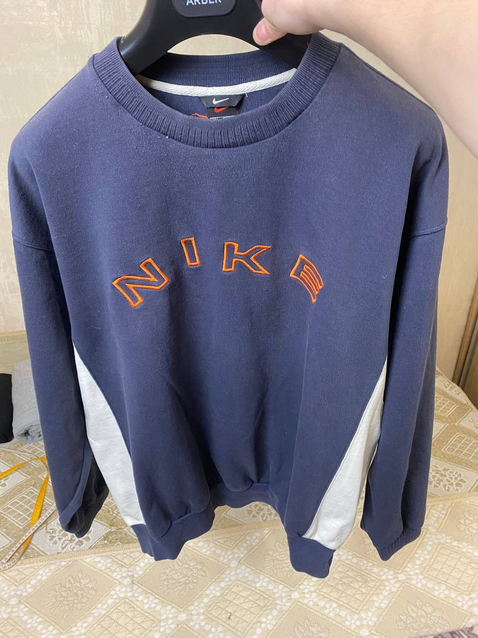 Nike 🔥 90s Nike Big Logo Swoosh Vintage Sweatshirt Hoodie Y2K Size US L / EU 52-54 / 3 - 5 Thumbnail
