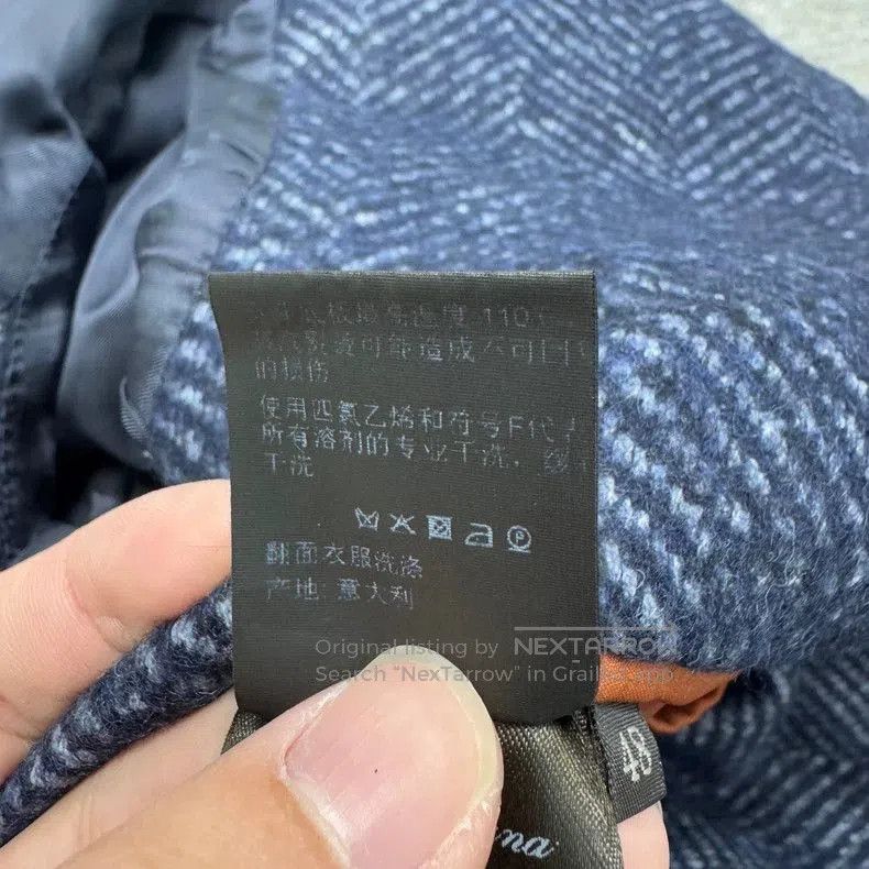 Loro Piana Loro Piana Blue Knit Coat. Size US L / EU 52-54 / 3 - 4 Thumbnail