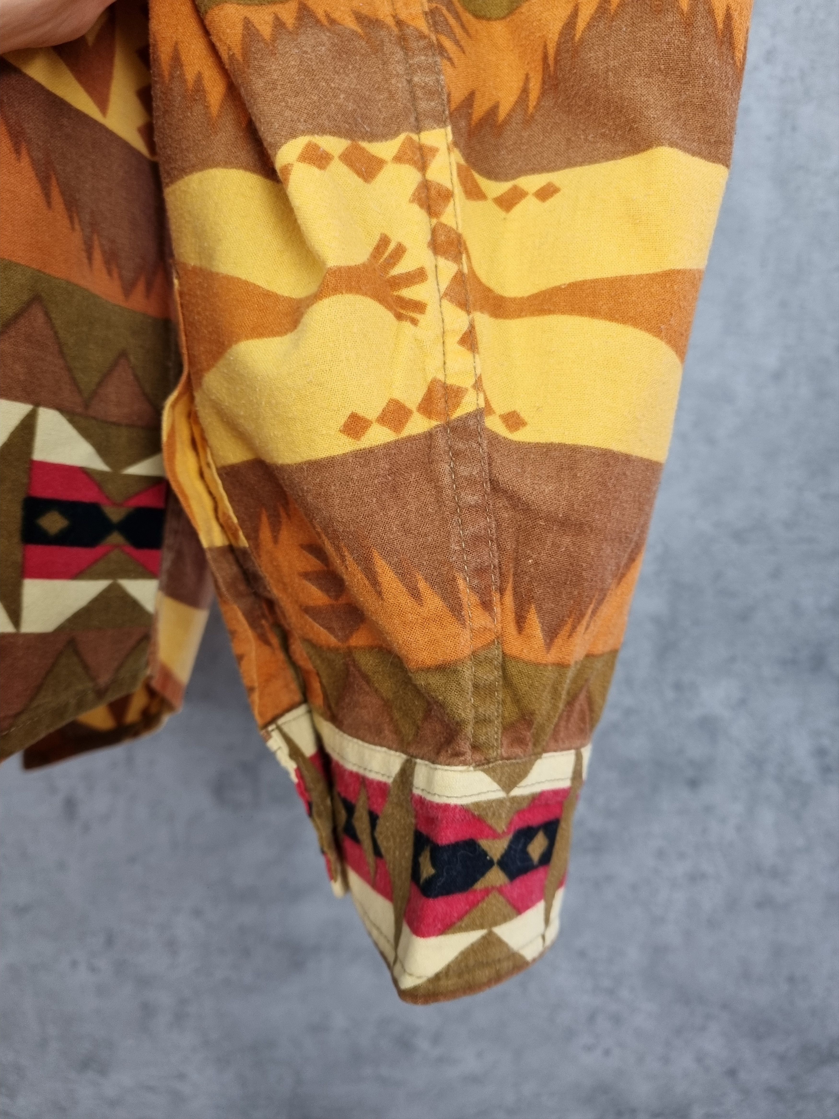 Chevignon × Native Rare size 80s Chevignon Navajo Vintage Shirt Button ups Size US XXL / EU 58 / 5 - 22 Thumbnail