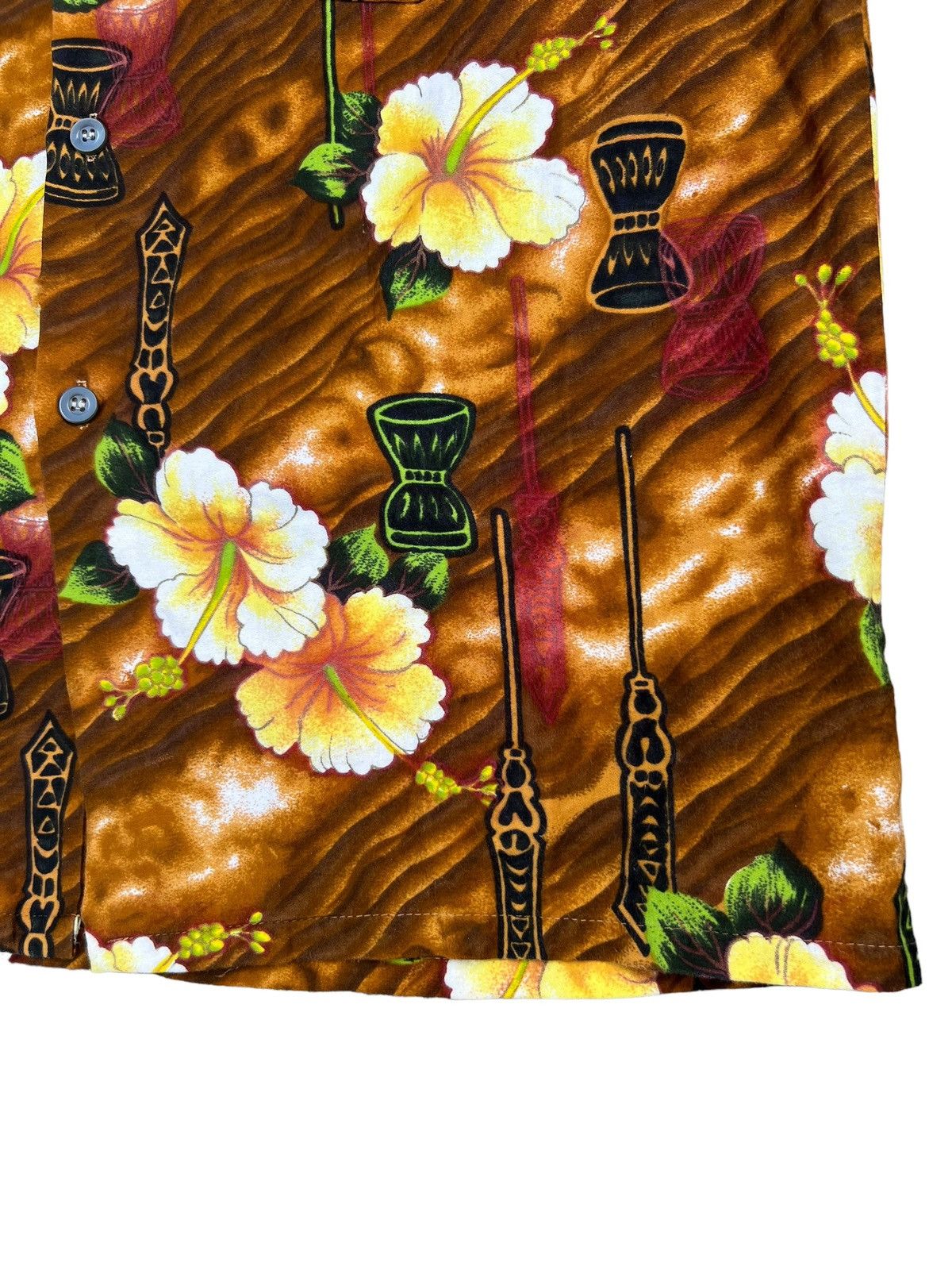 Vintage Vintage 70s Hawaiian Imperial Djembe Bongo Hawaii Shirt Size US S / EU 44-46 / 1 - 16 Thumbnail
