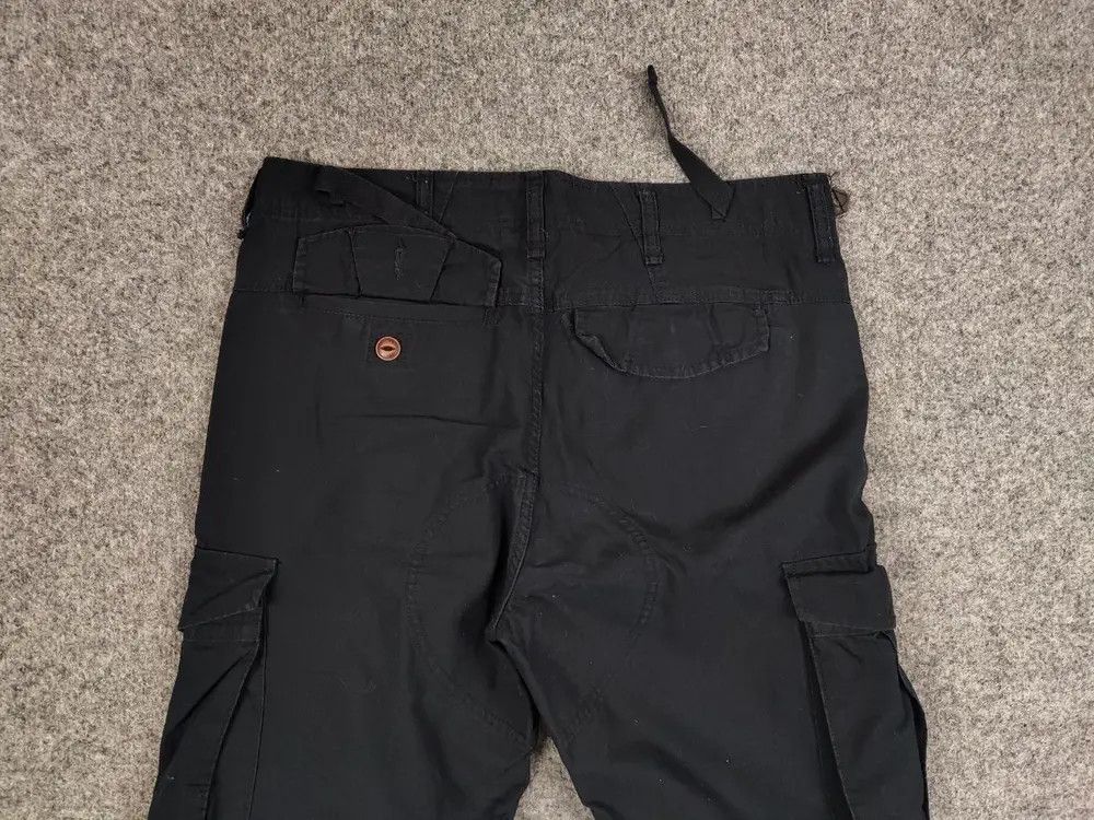 Le Grande Bleu (L.G.B.) Vintage 90's Japanese Cargo Black Pants Travis Scott Style Size US 34 / EU 50 - 7 Thumbnail