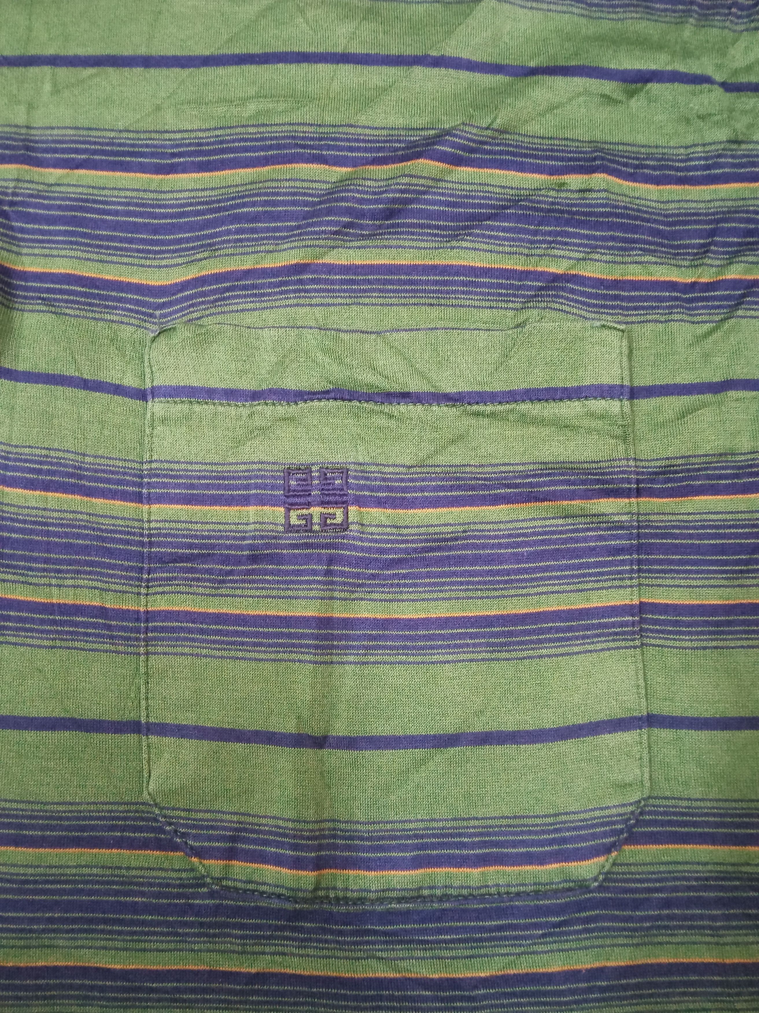 Givenchy × Vintage Vintage Givenchy Stripes Polo Golf Long Sleeve Size US M / EU 48-50 / 2 - 7 Thumbnail