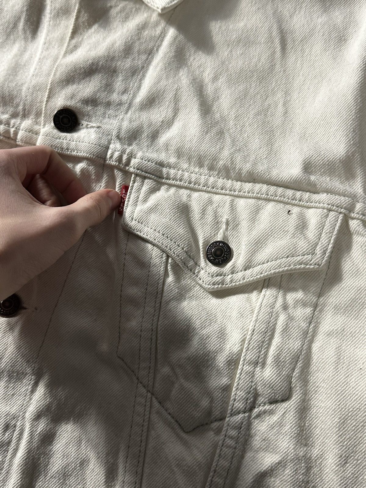 Levi's 🚨1/1 GRAIL LOGO LEVI’S DENIM CUSTOM JACKET Size US XL / EU 56 / 4 - 10 Thumbnail
