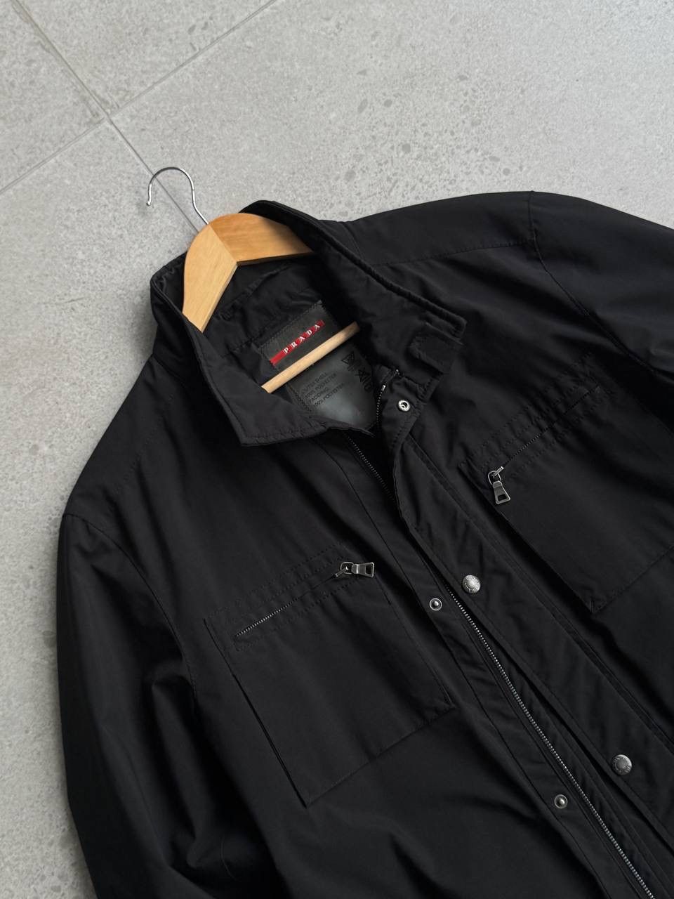 Prada Prada art SGA848 wind stopper waterproof coat jacket size 56 Size US XL / EU 56 / 4 - 2 Thumbnail
