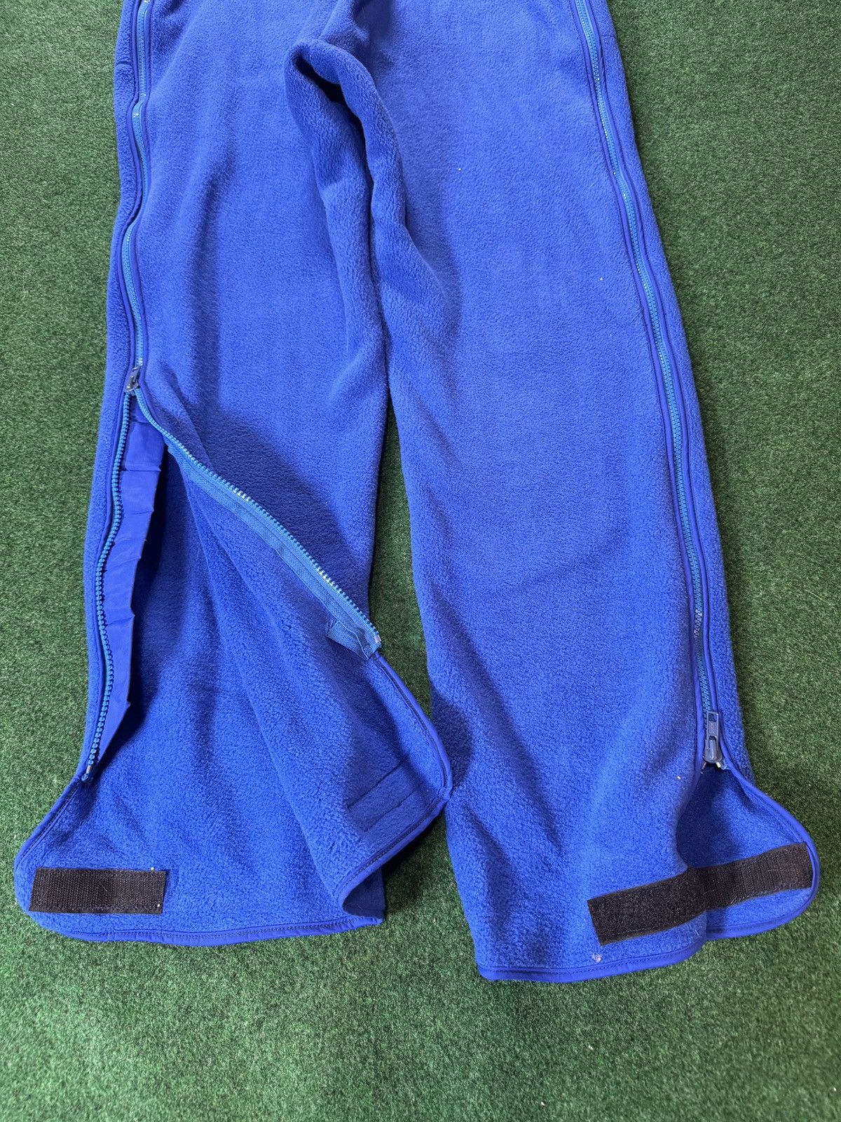 L.L. Bean × Vintage Vintage 90s L.L Bean Blue Fleece Ski Snow Jogger Sweatpants Size US 30 / EU 46 - 5 Thumbnail